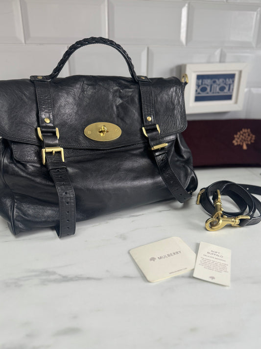 Mulberry Oversized Alexa - Black