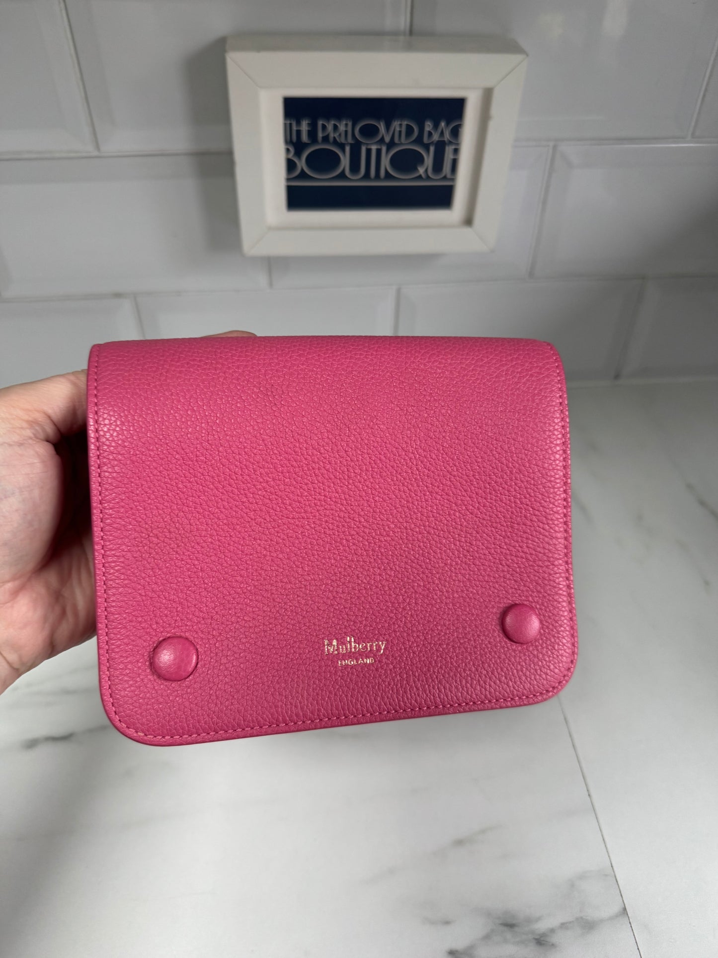 Mulberry Small Clifton - Candy Pink (no long strap)