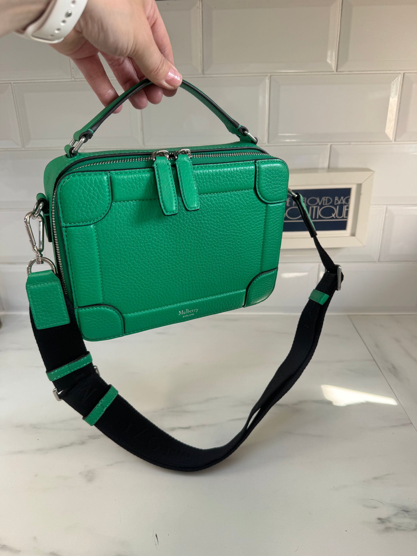 Mulberry Belgrave - Green and Black