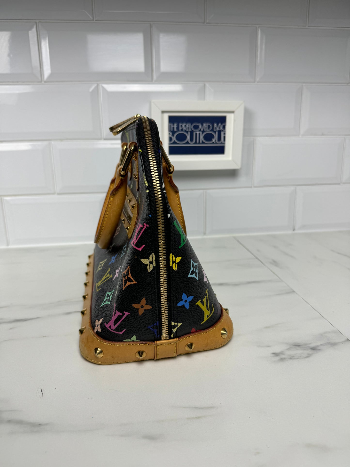 Louis Vuitton Noir Multicolore Alma PM