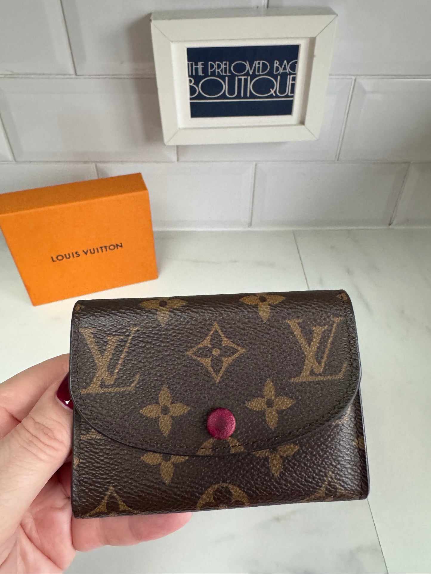 Louis  Vuitton Rosalie Coin Purse - Monogram Brown and Pink