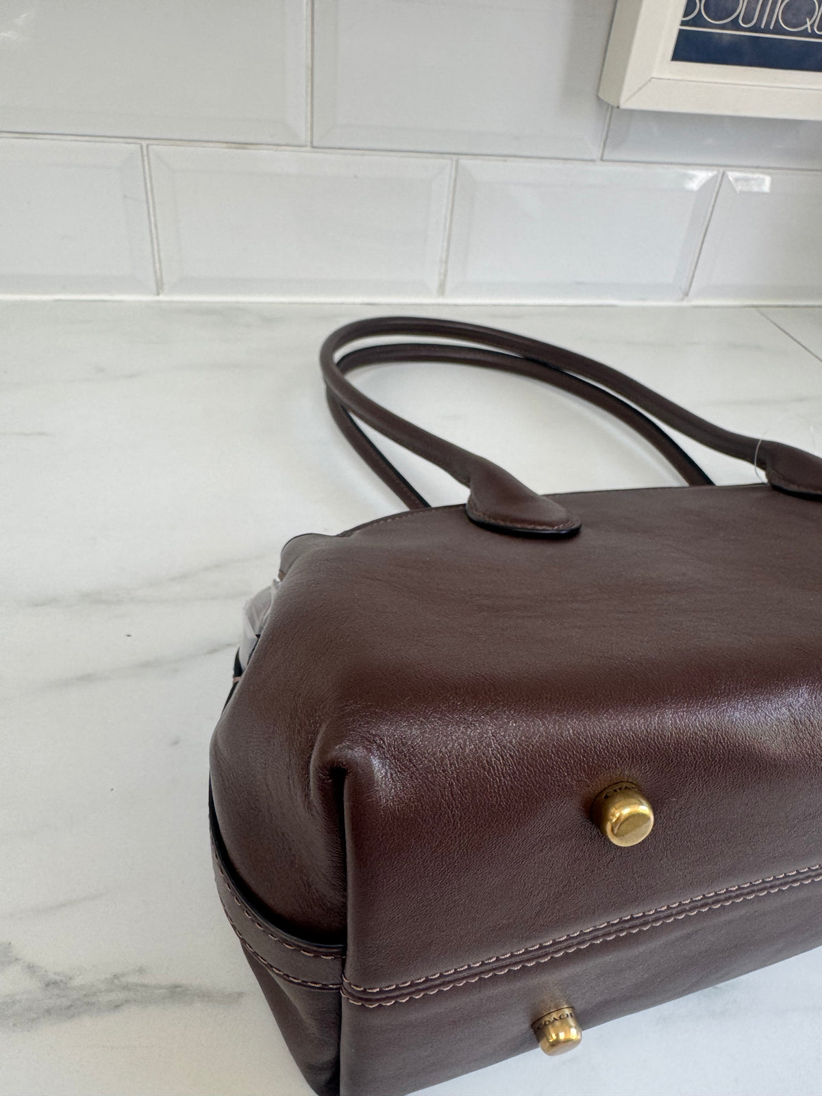 Coach Empire Carryall 34- Chocolate Brown
