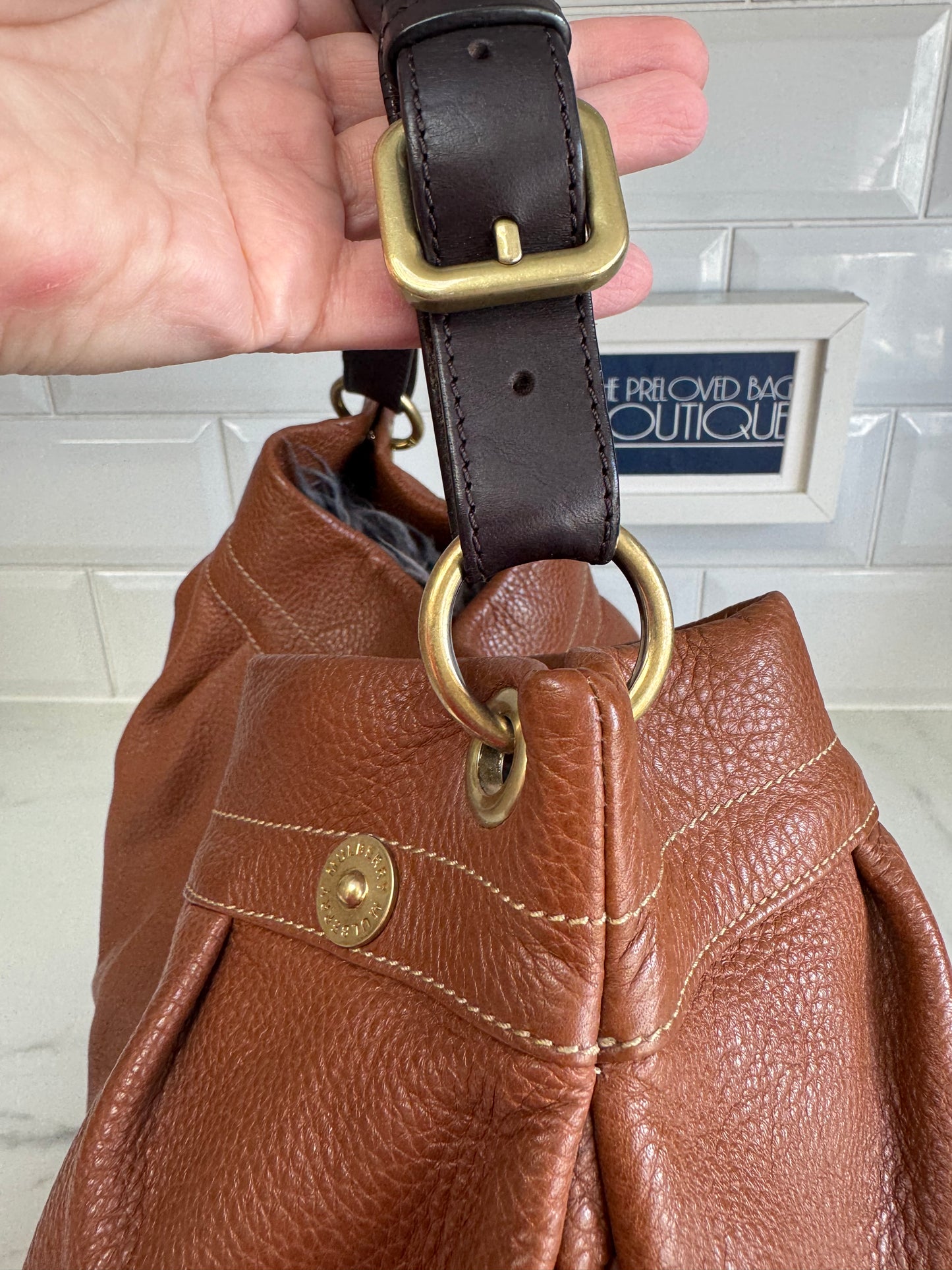 Mulberry Mitzy East West Hobo - Oak