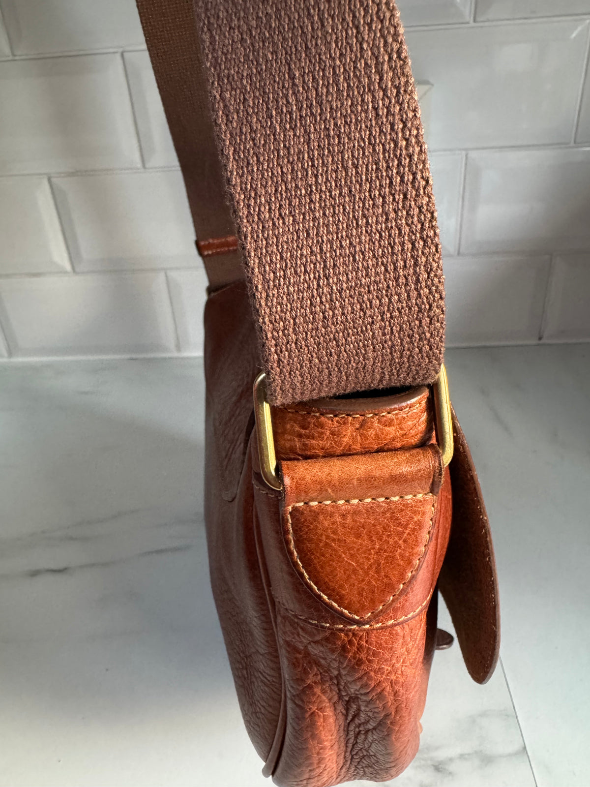 Mulberry Bonnie Satchel - Oak