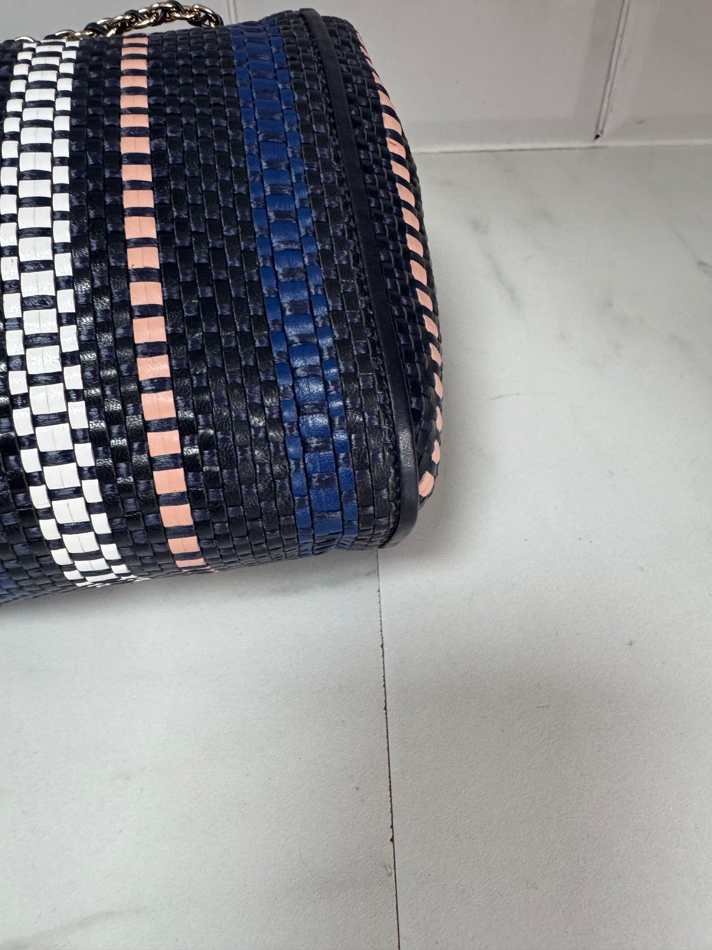 Mulberry Regular Twilight Rafia Lily - blue, pink, black and white