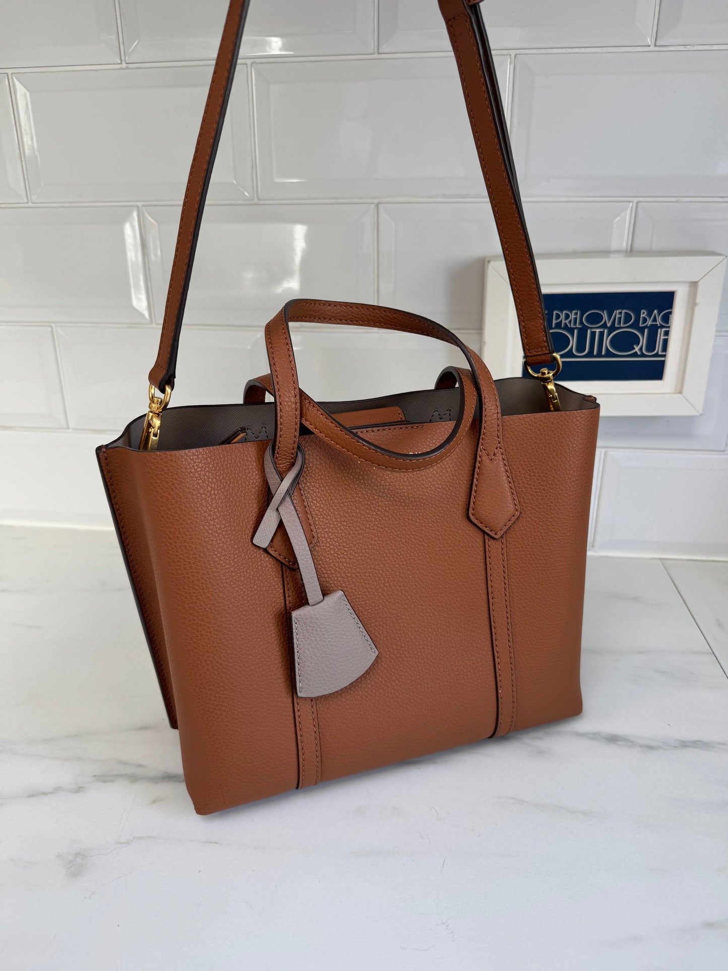 Tory Burch Small aperture Tote - Brown