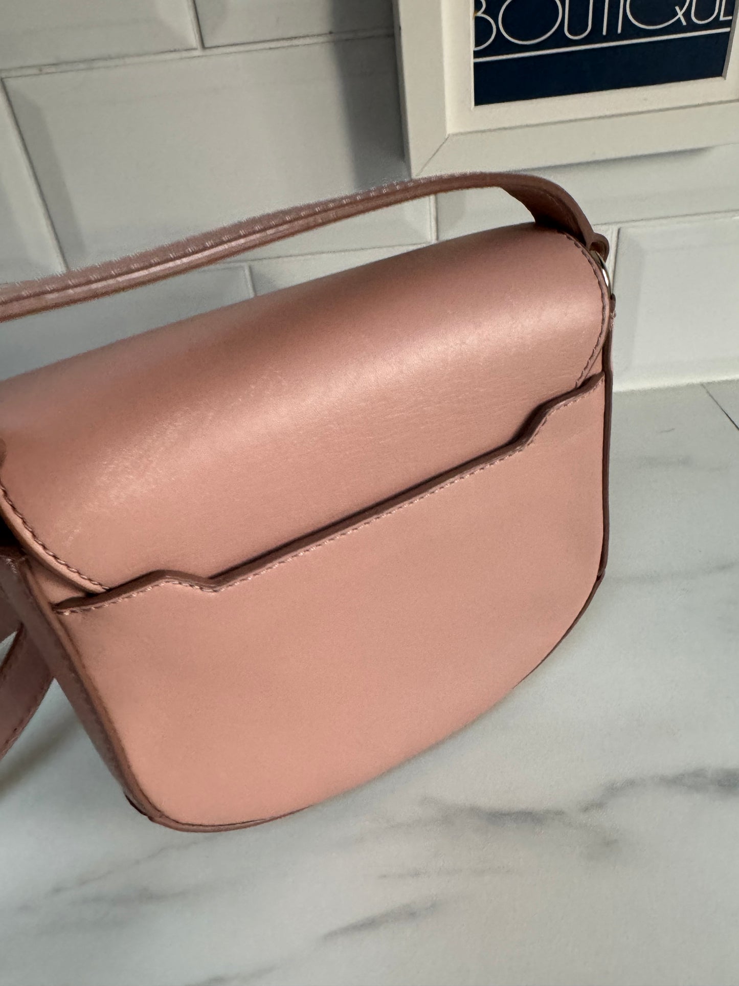 Alexander Wang Alpha Lia Saddle Bag - Blush Pink