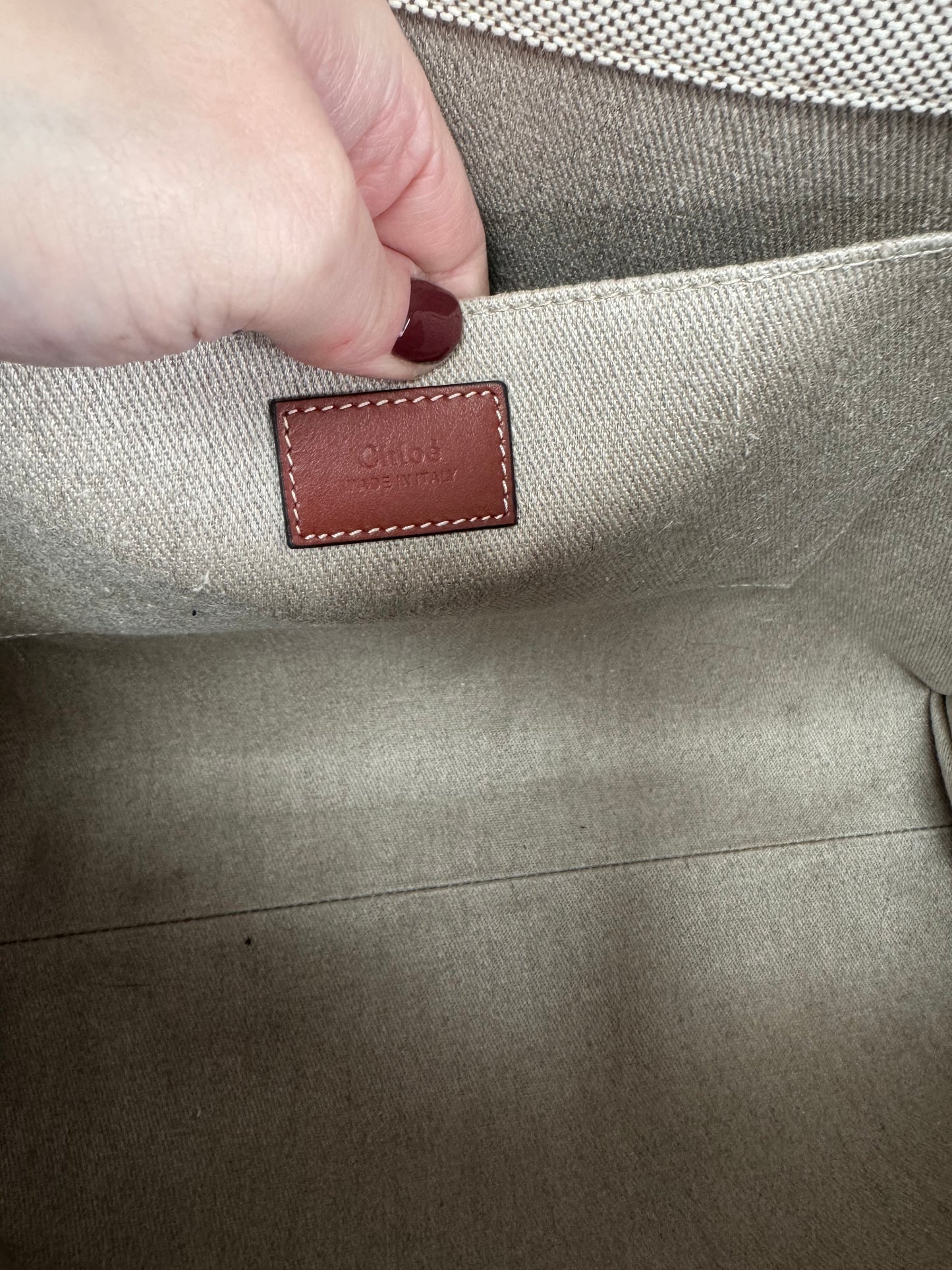 Chloé Large Woody Tote - Natural, Cream, Tan and Black