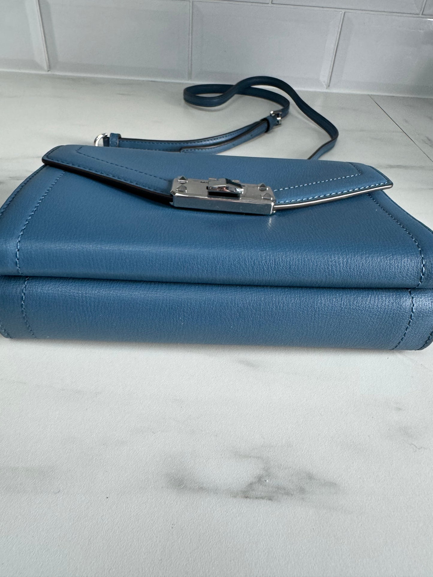 Michael Kors Kinsley WOC - Denim Blue