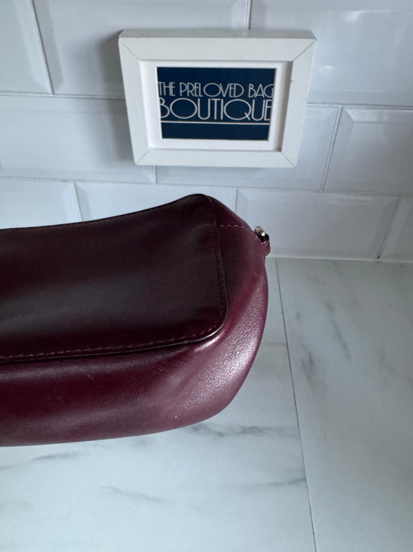 Mulberry Blossom Pochette - Oxblood