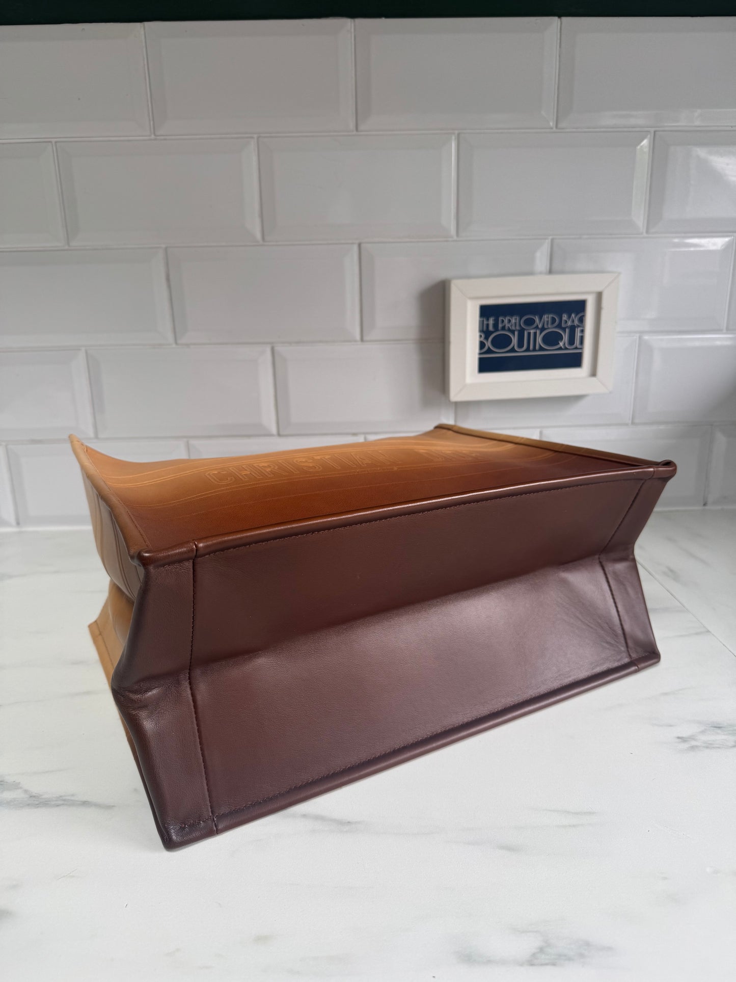 Christian Dior Ombré Tote Bag - brown