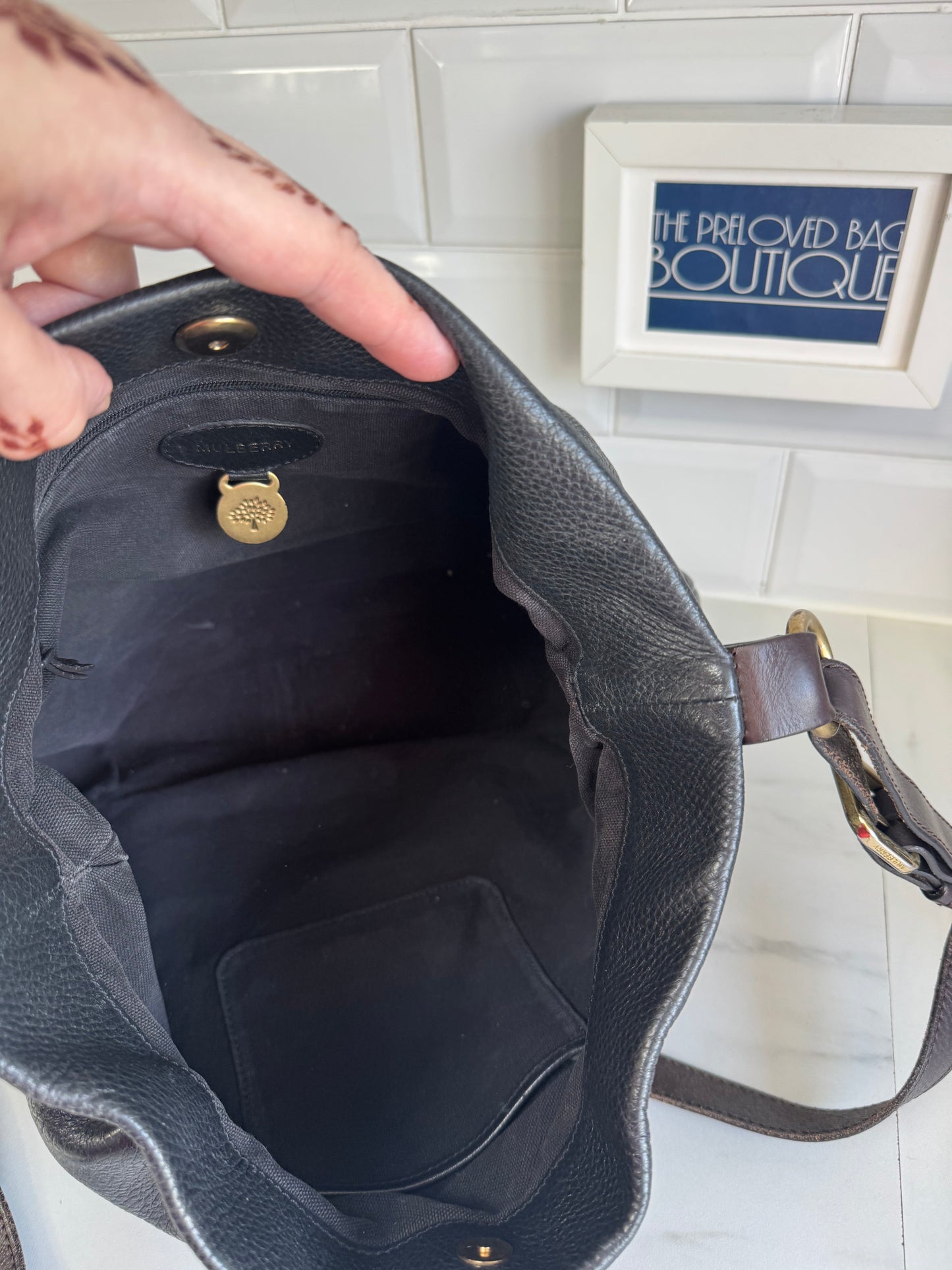 Mulberry Mitzy Messenger (2) - Black