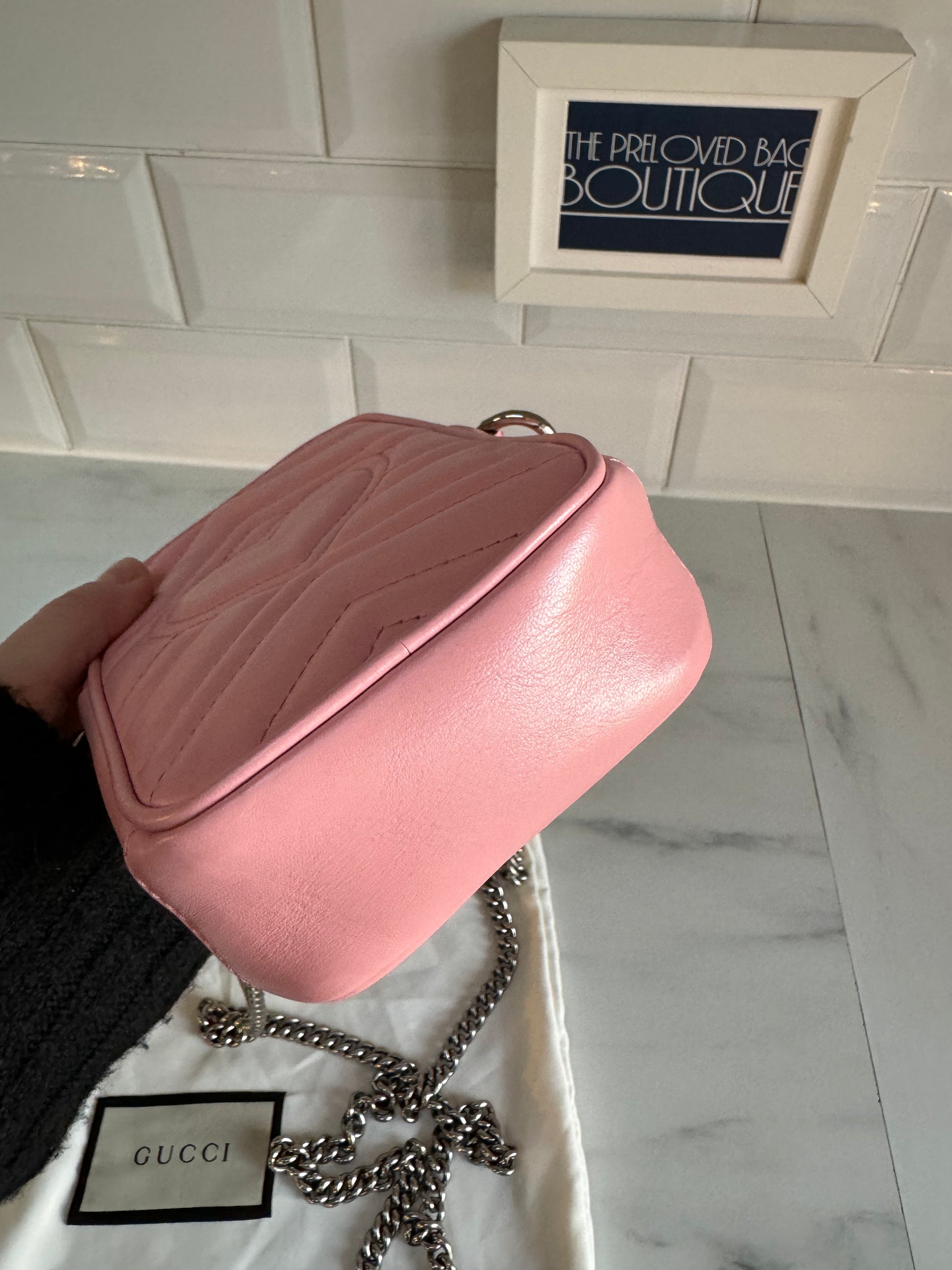 Inside gucci marmont on sale