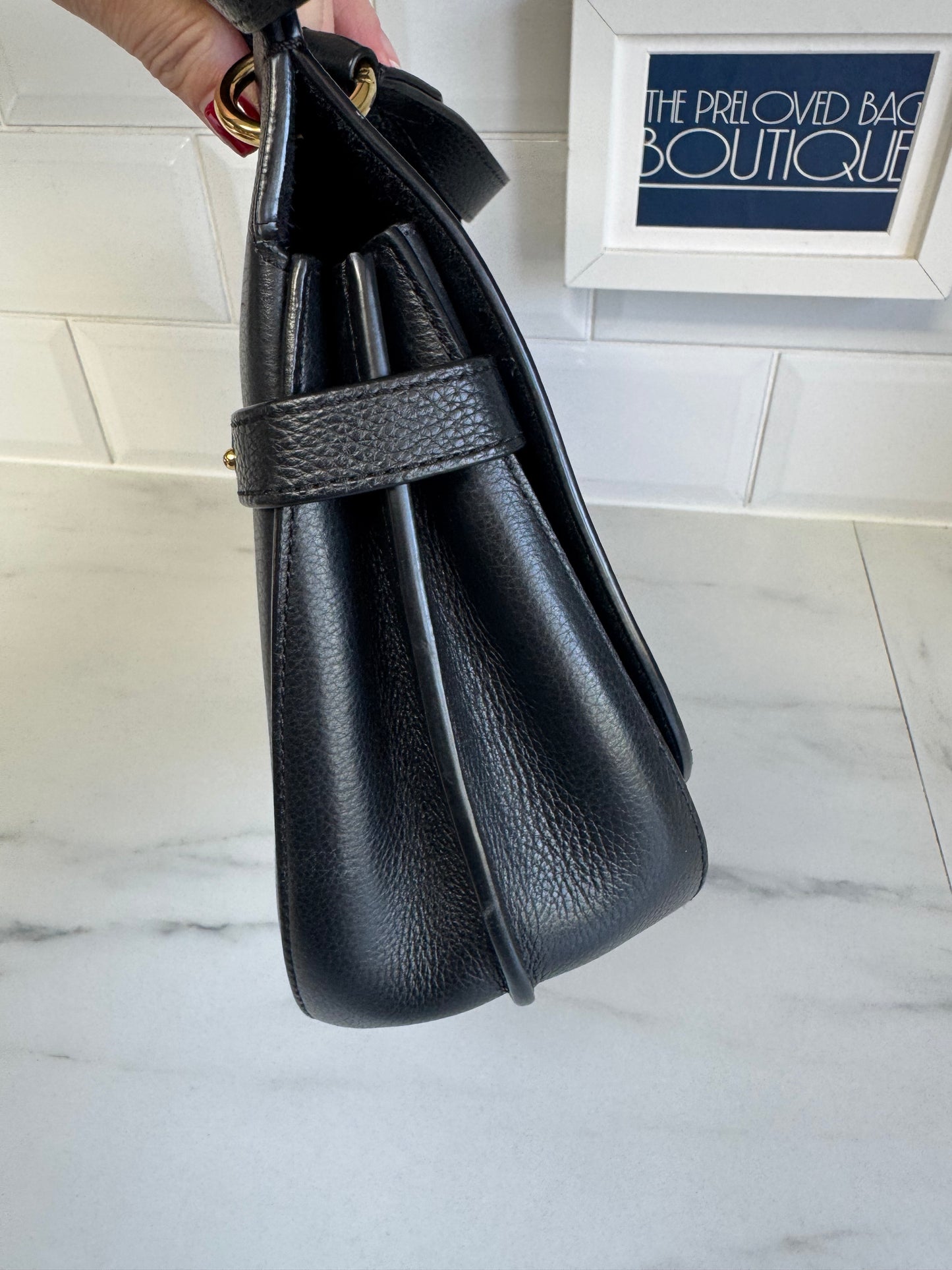 Mulberry Large Amberley - Black