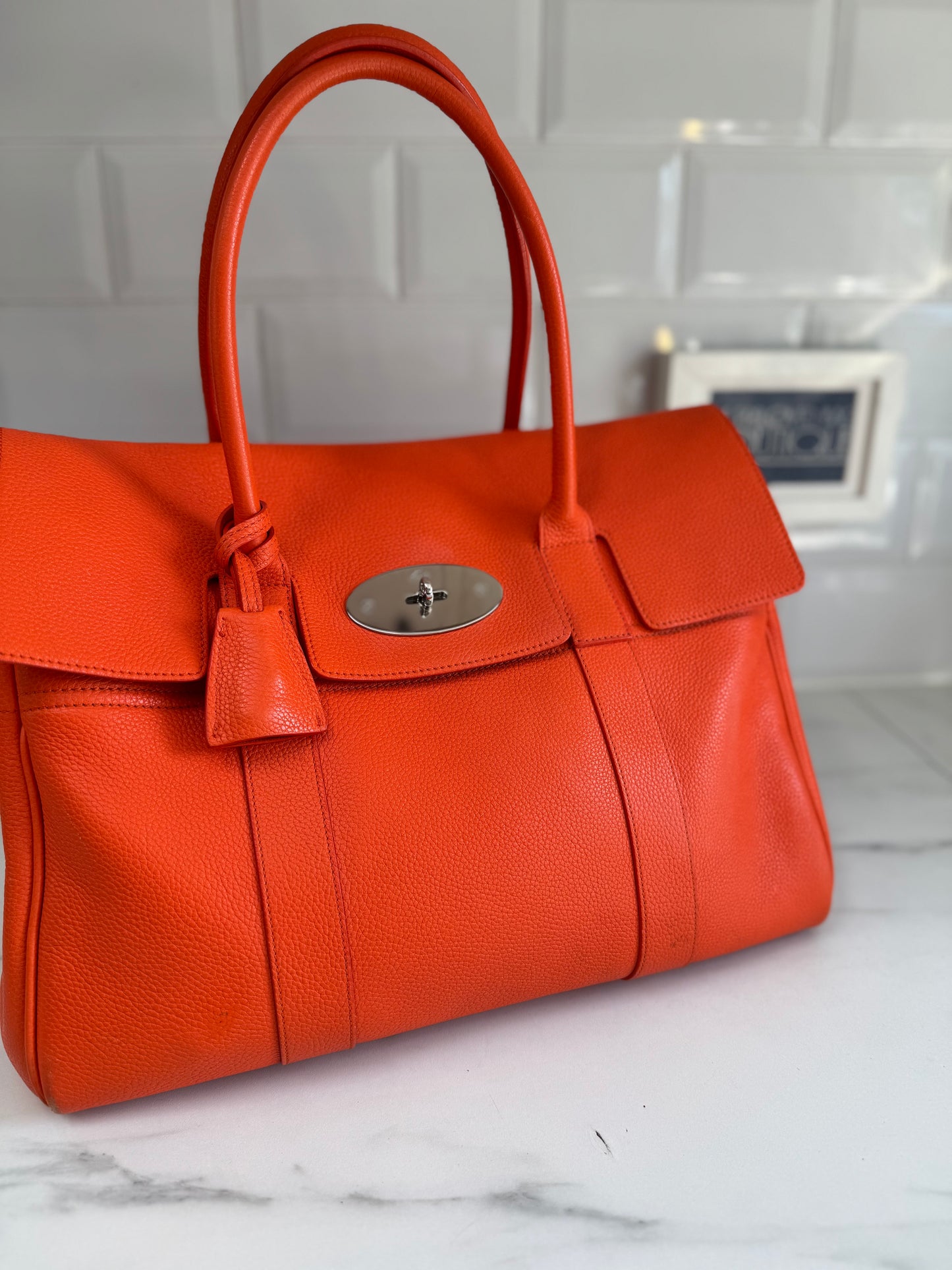 Mulberry Heritage Bayswater - Mandarin Orange