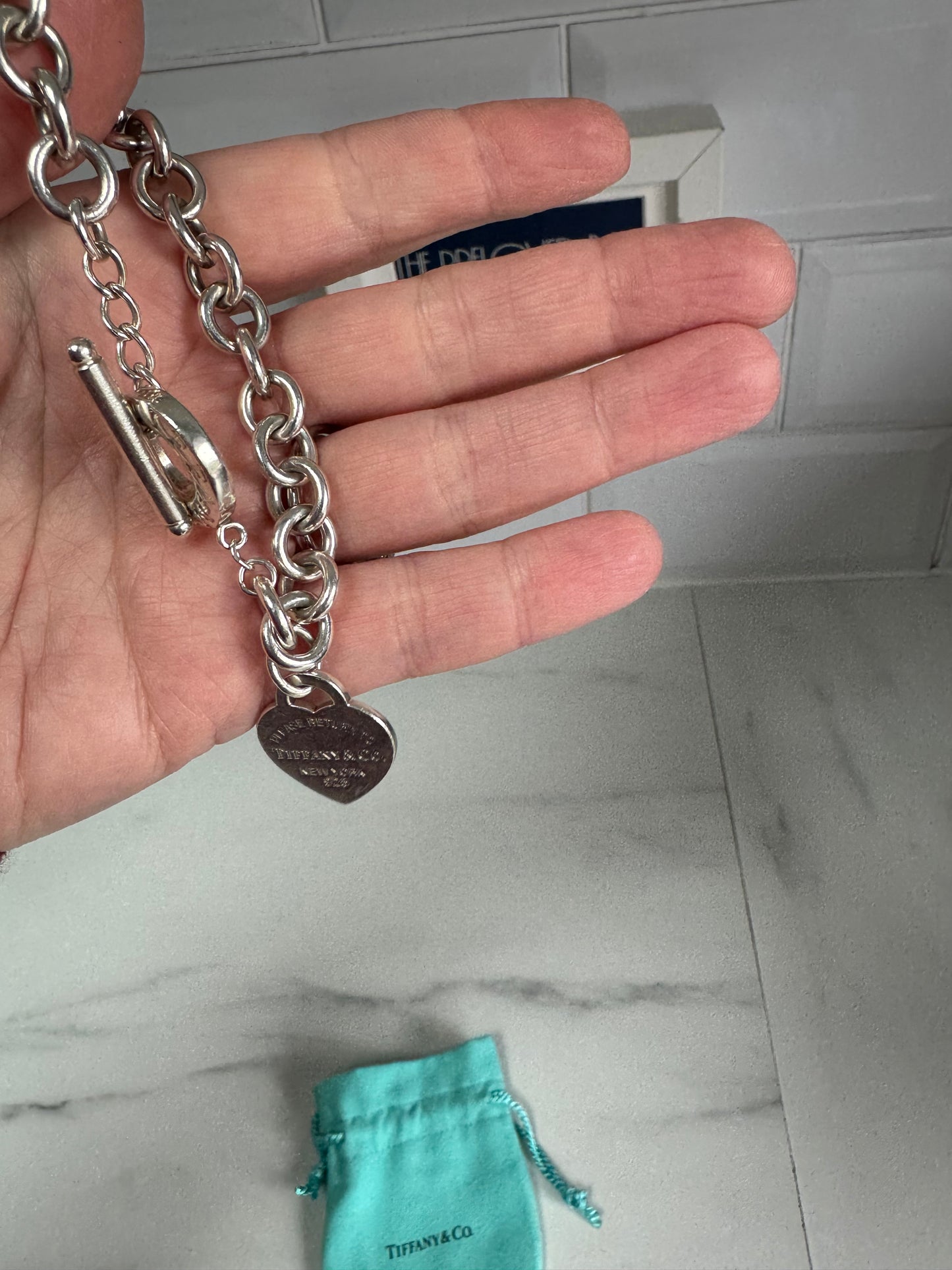 Tiffany & Co Toggle Heart Tag Bracelet - Silver