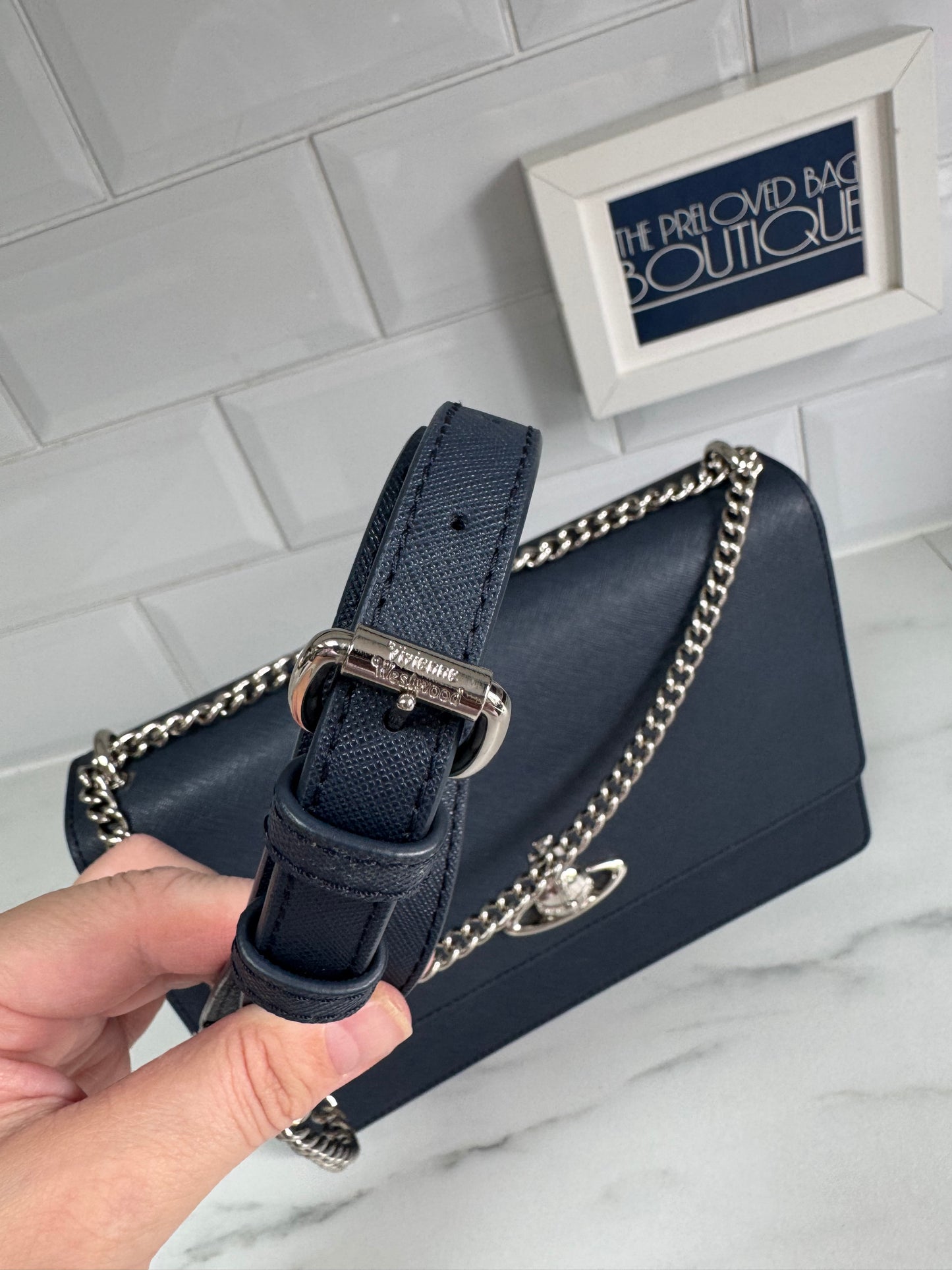 Vivienne Westwood Flap Bag - Blue