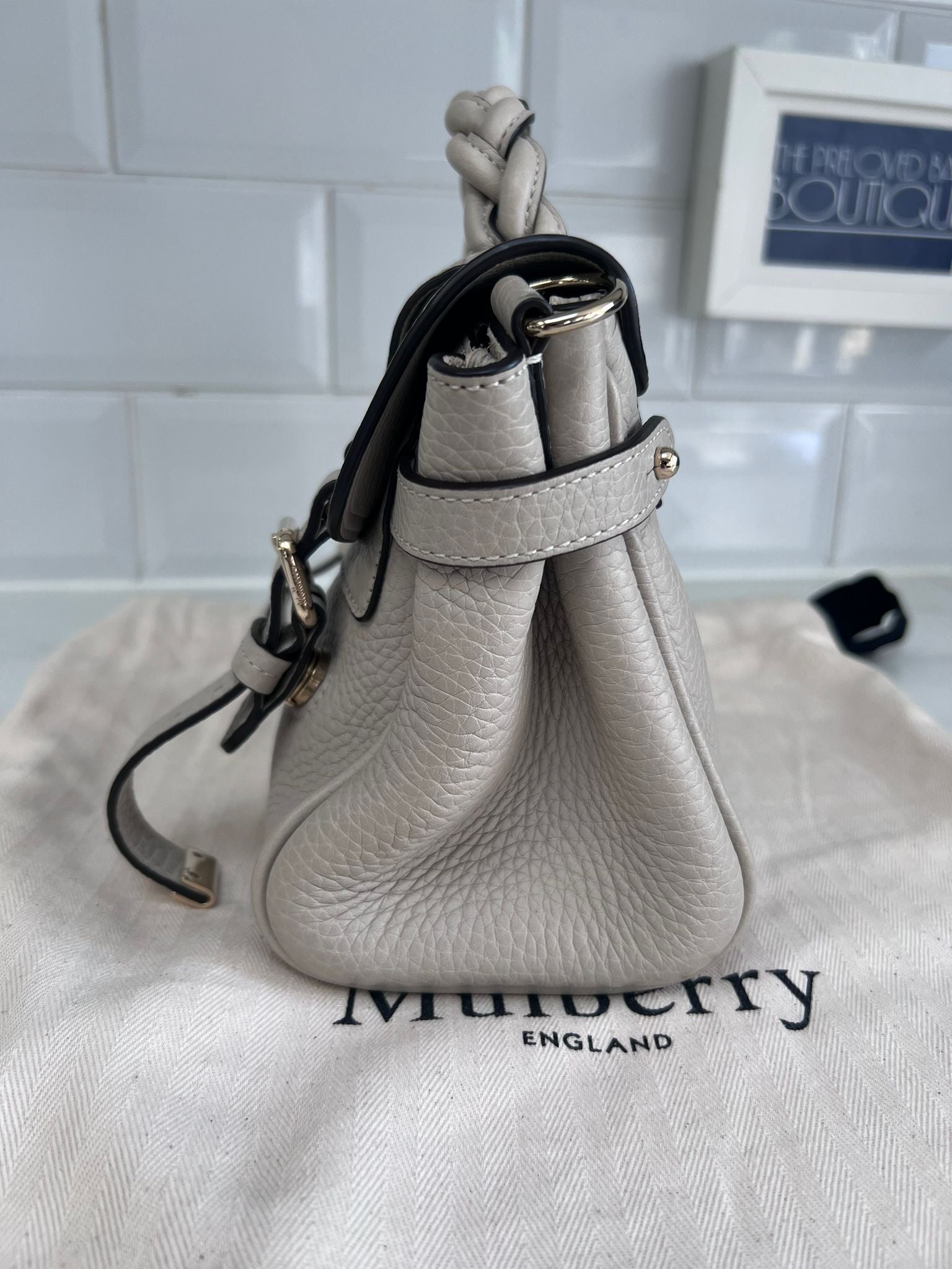 Mulberry mini alexa cheap chalk