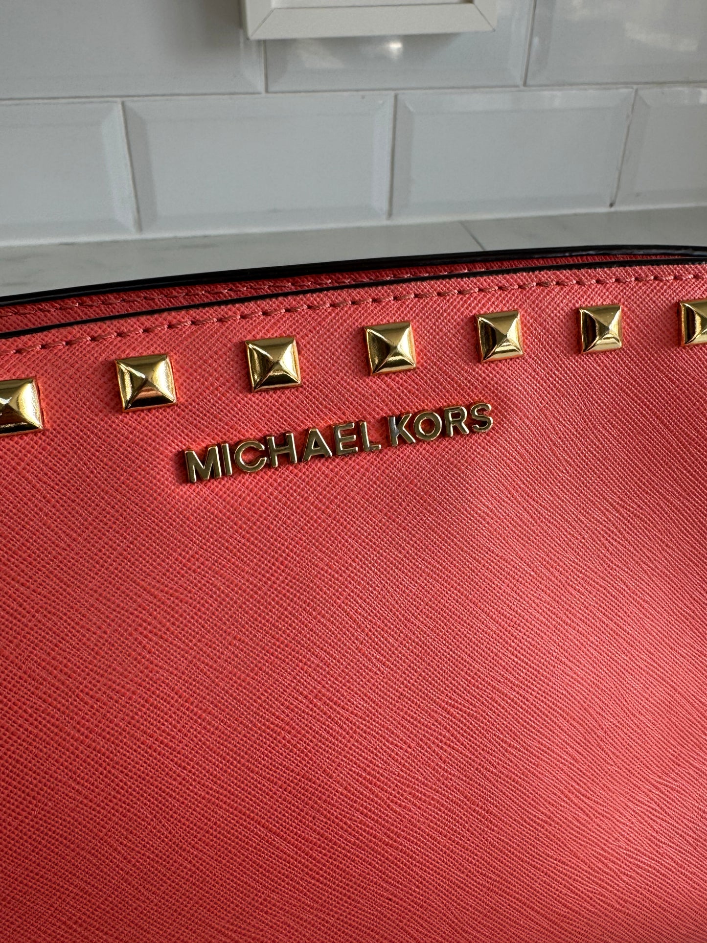 Michael Kors Selma Bag - Coral