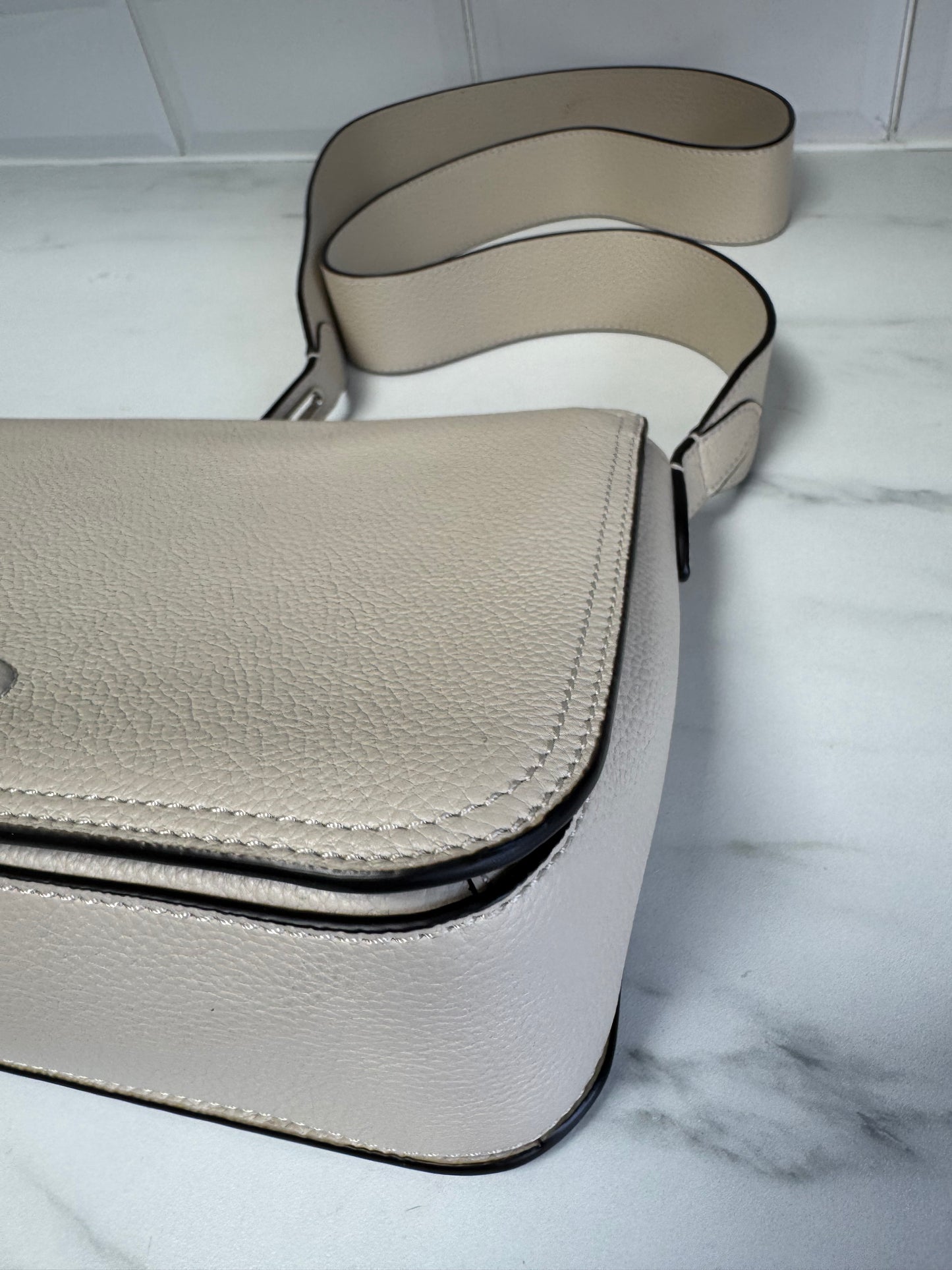 Mulberry Limited Edition “Miffy” Billie Shoulder Bag - Chalk & Green