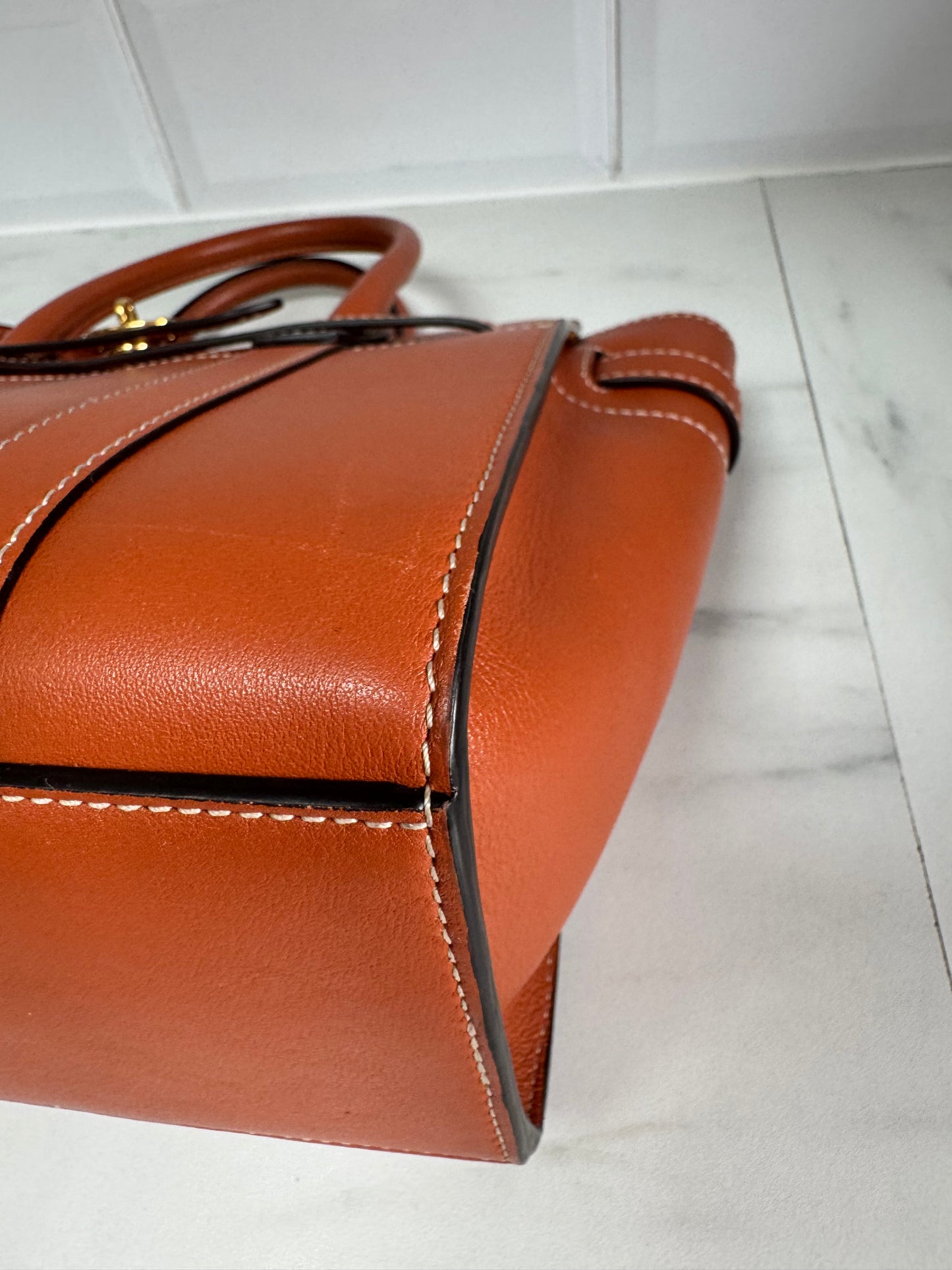 Mulberry Small Zipped Bayswater - Rust