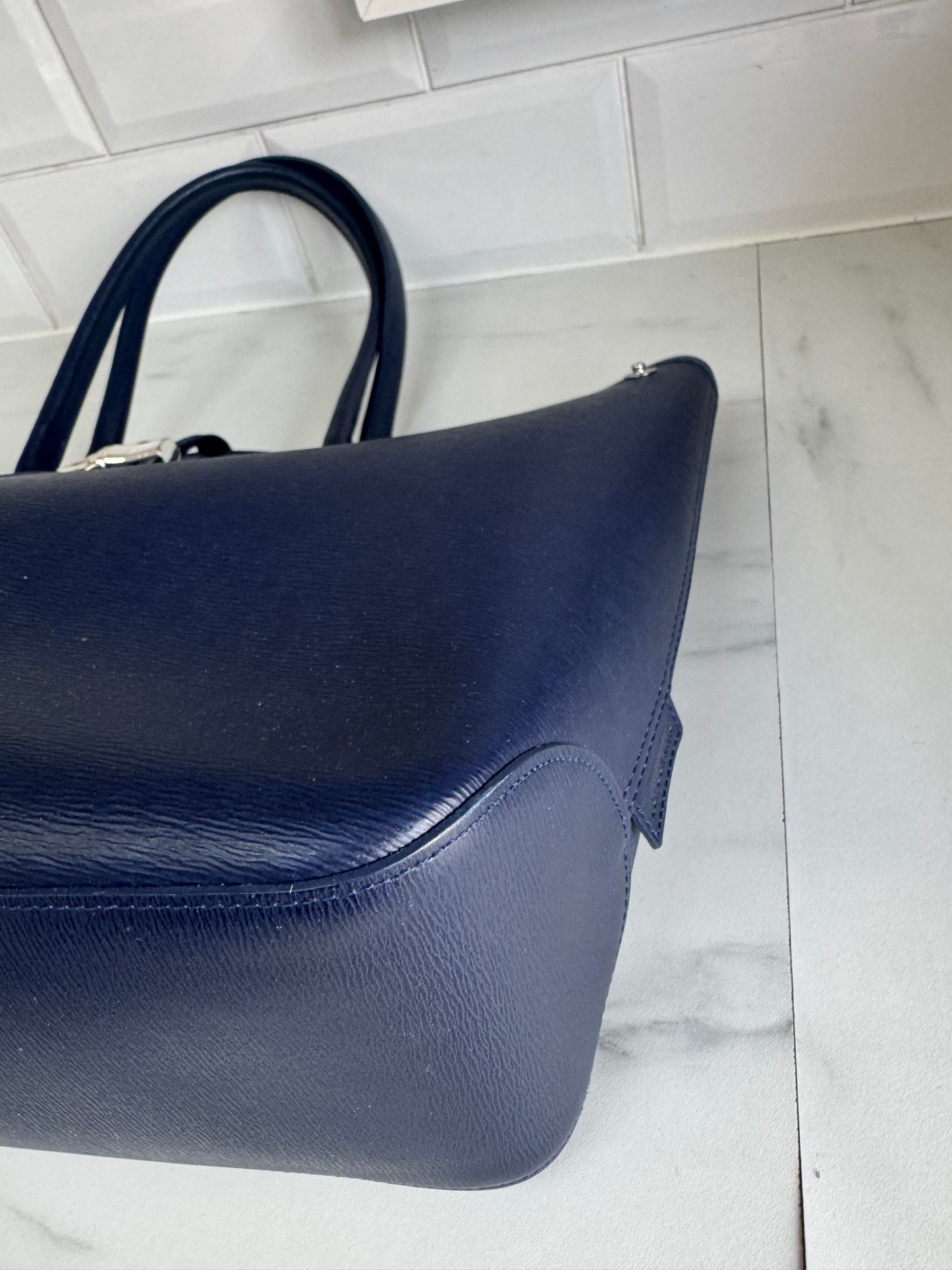 Longchamp Le Roseau Tote - Navy