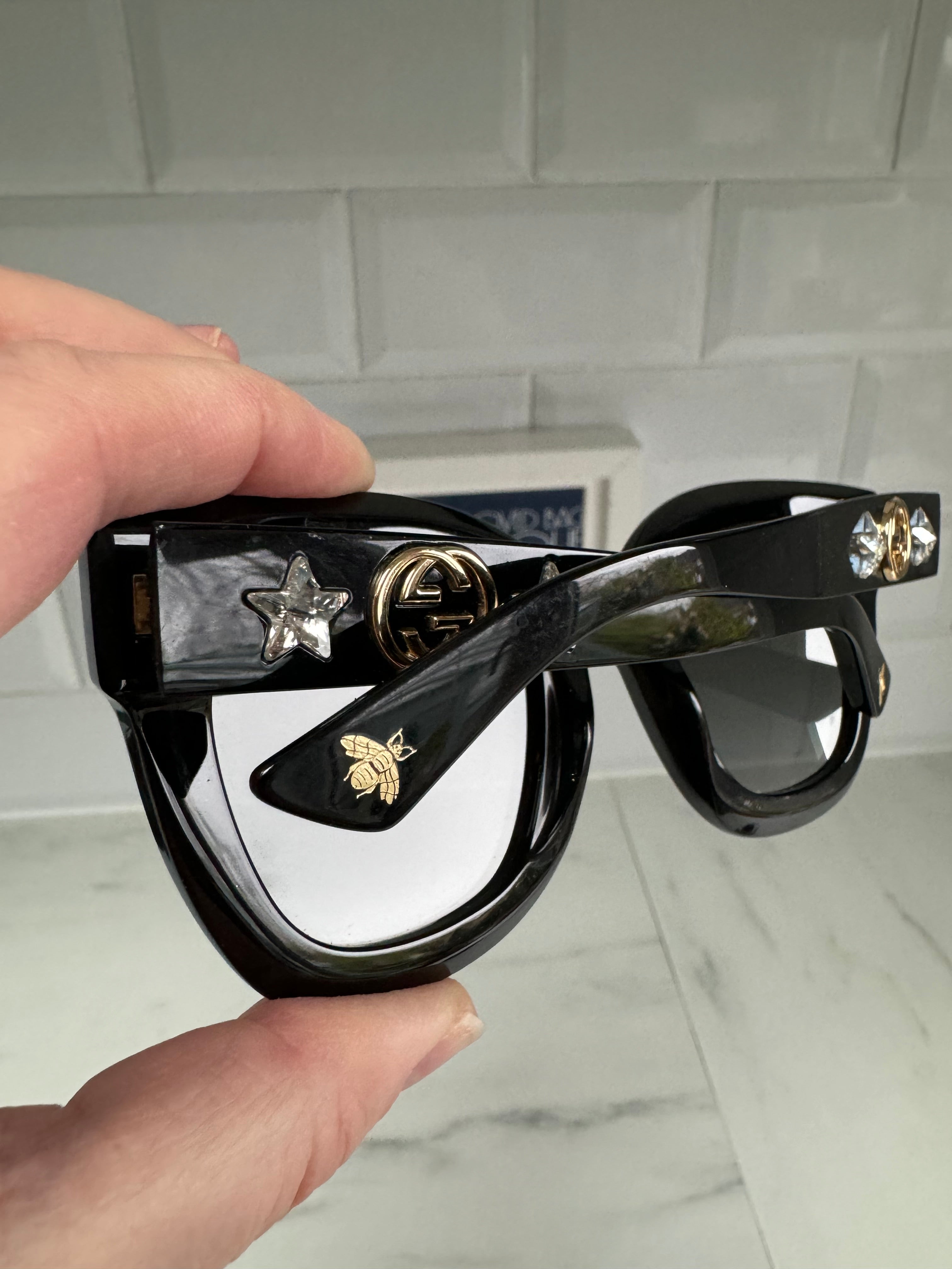 Gucci glasses with bee best sale