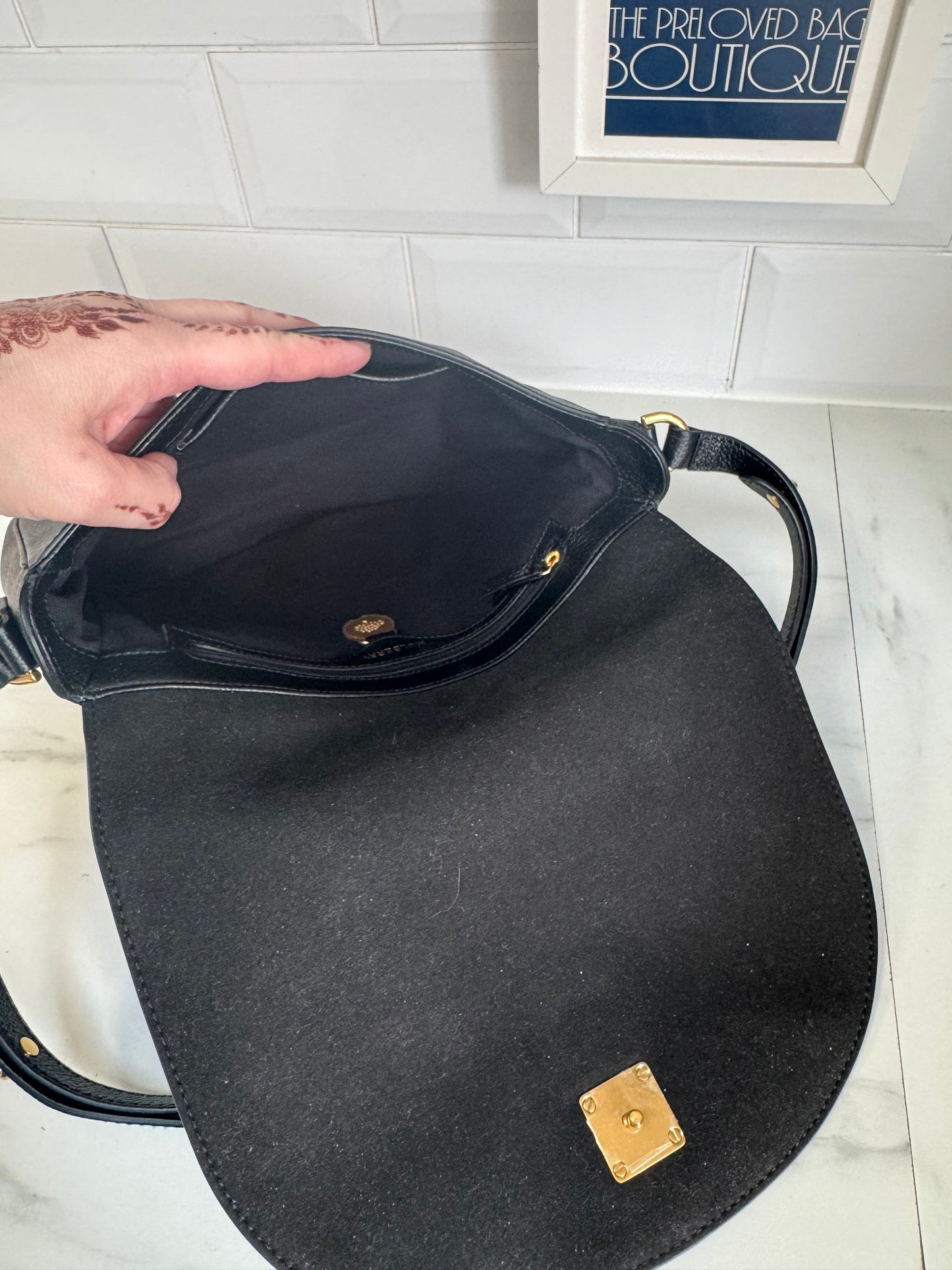 Mulberry Small Tessie Satchel - Black