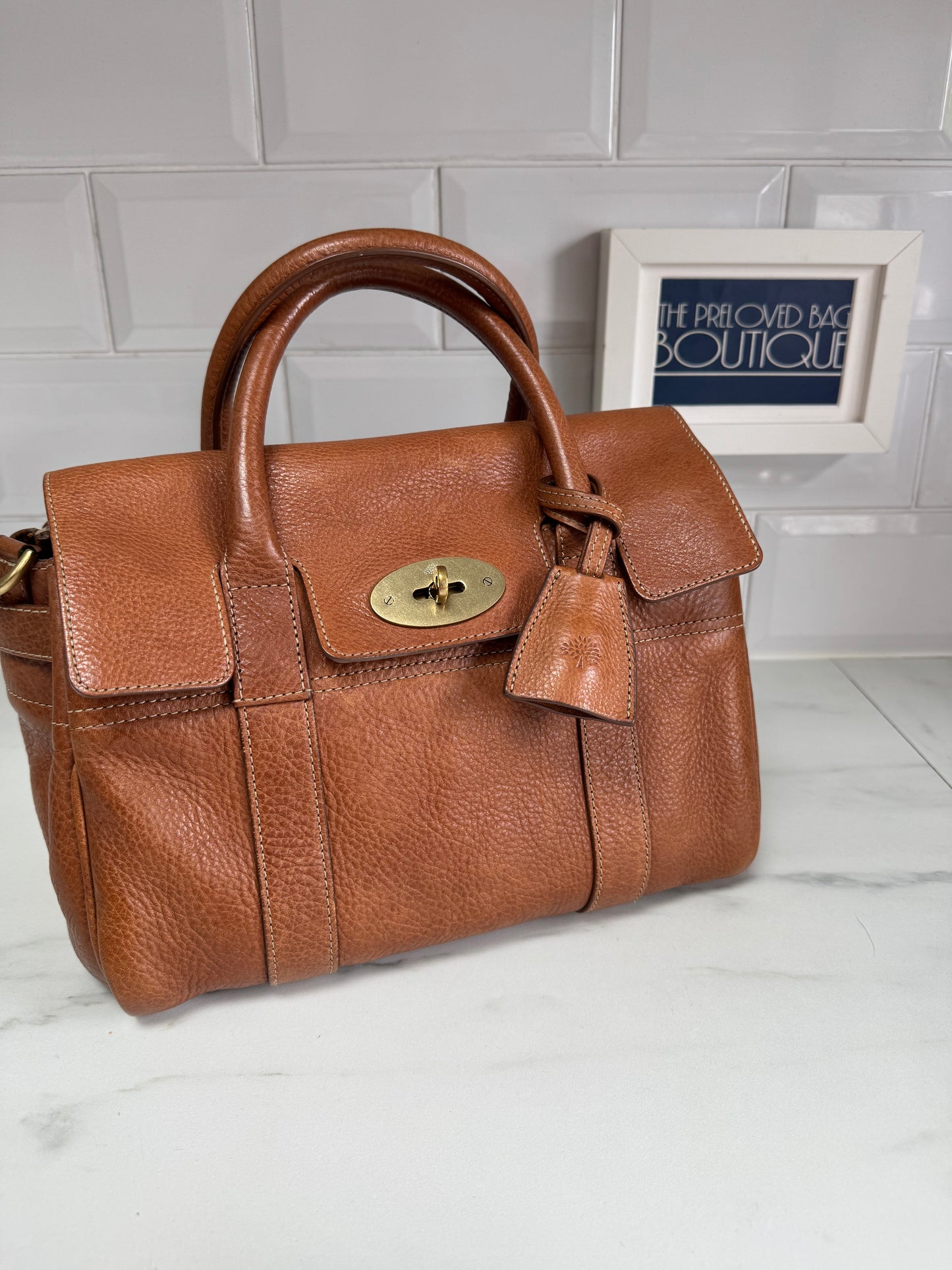 Mulberry SmallBayswater Satchel - Oak