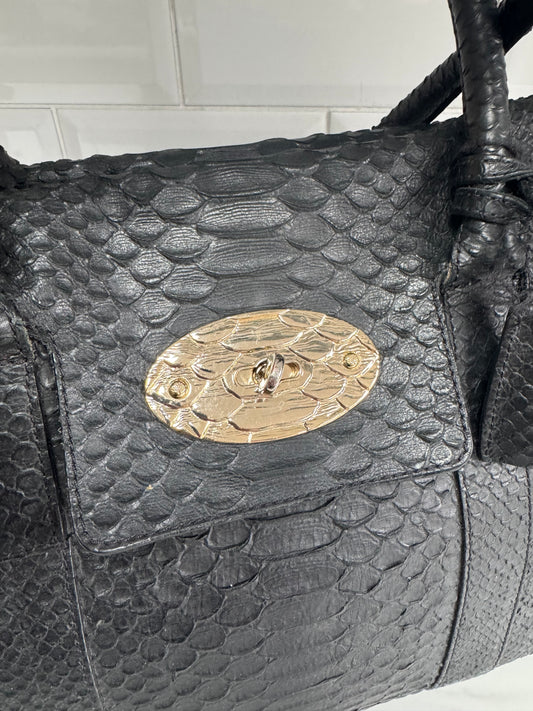 Mulberry Silky Snake Bayswater - Black