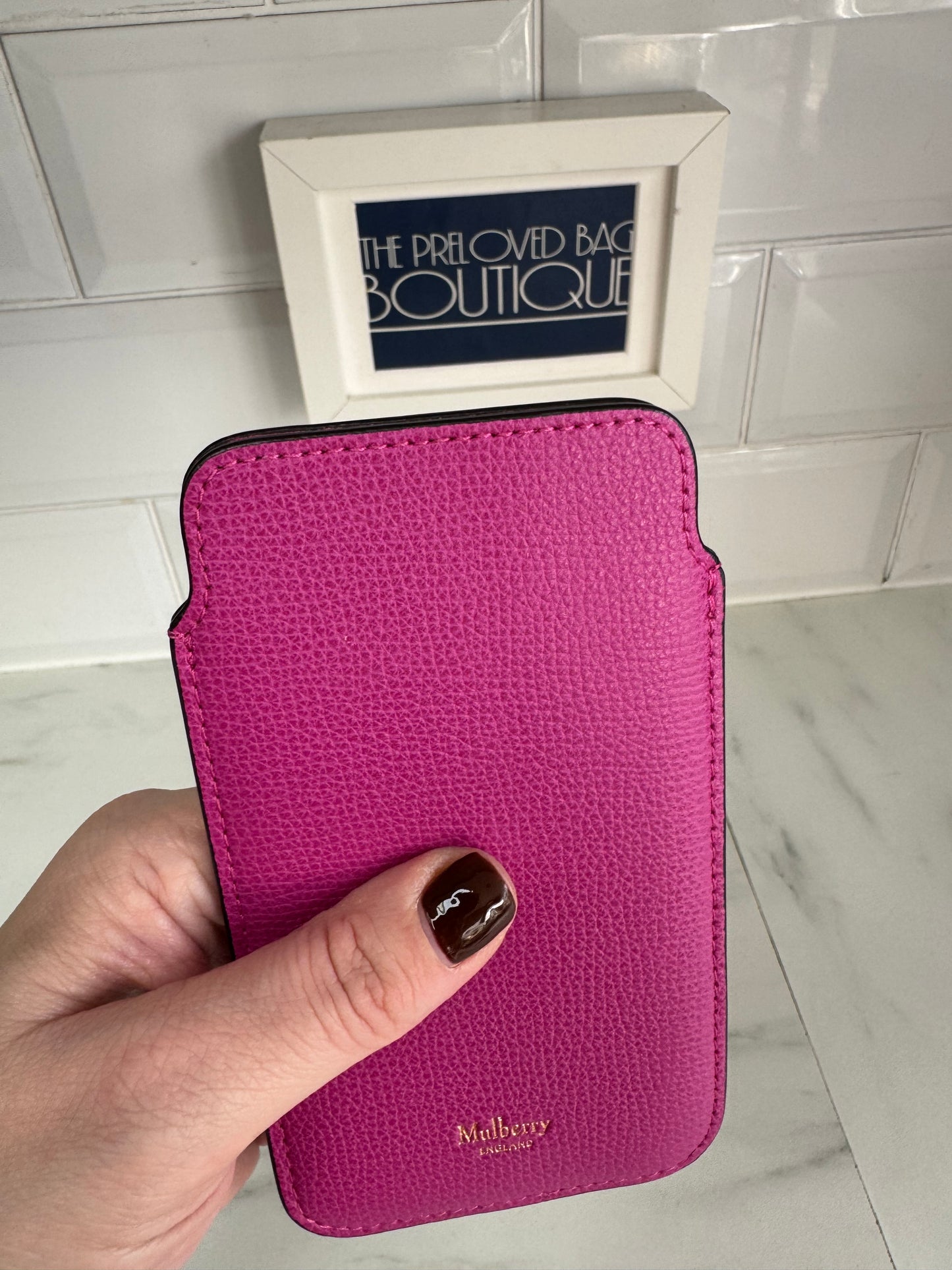 Mulberry Glasses Pouch - Pink