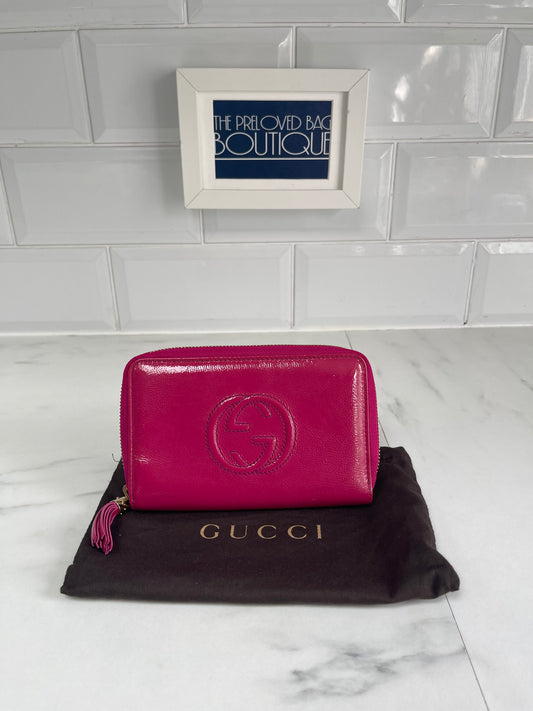 Pink Gucci Small Swing Tote Bag