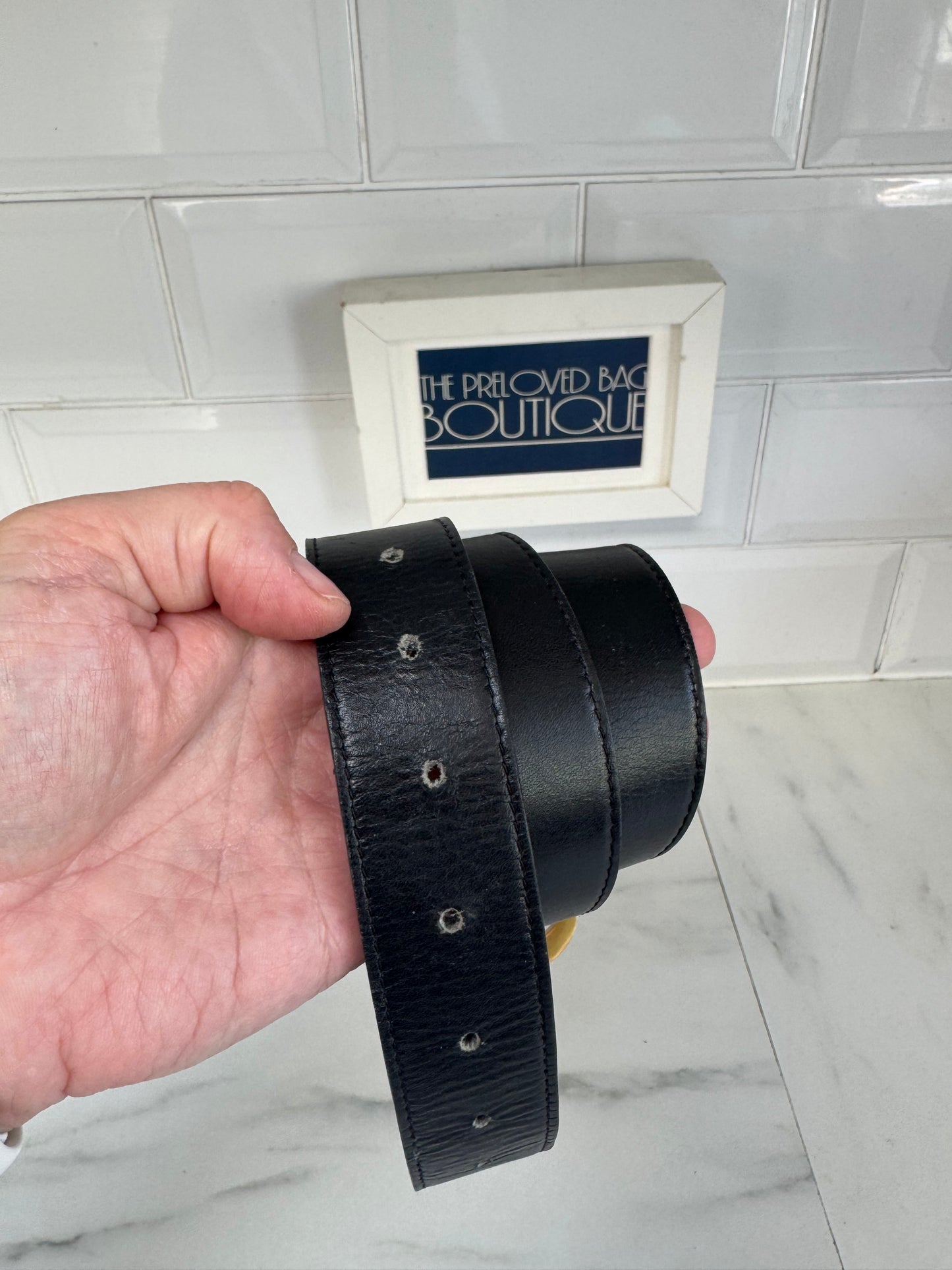 Gucci Wide Belt - Black