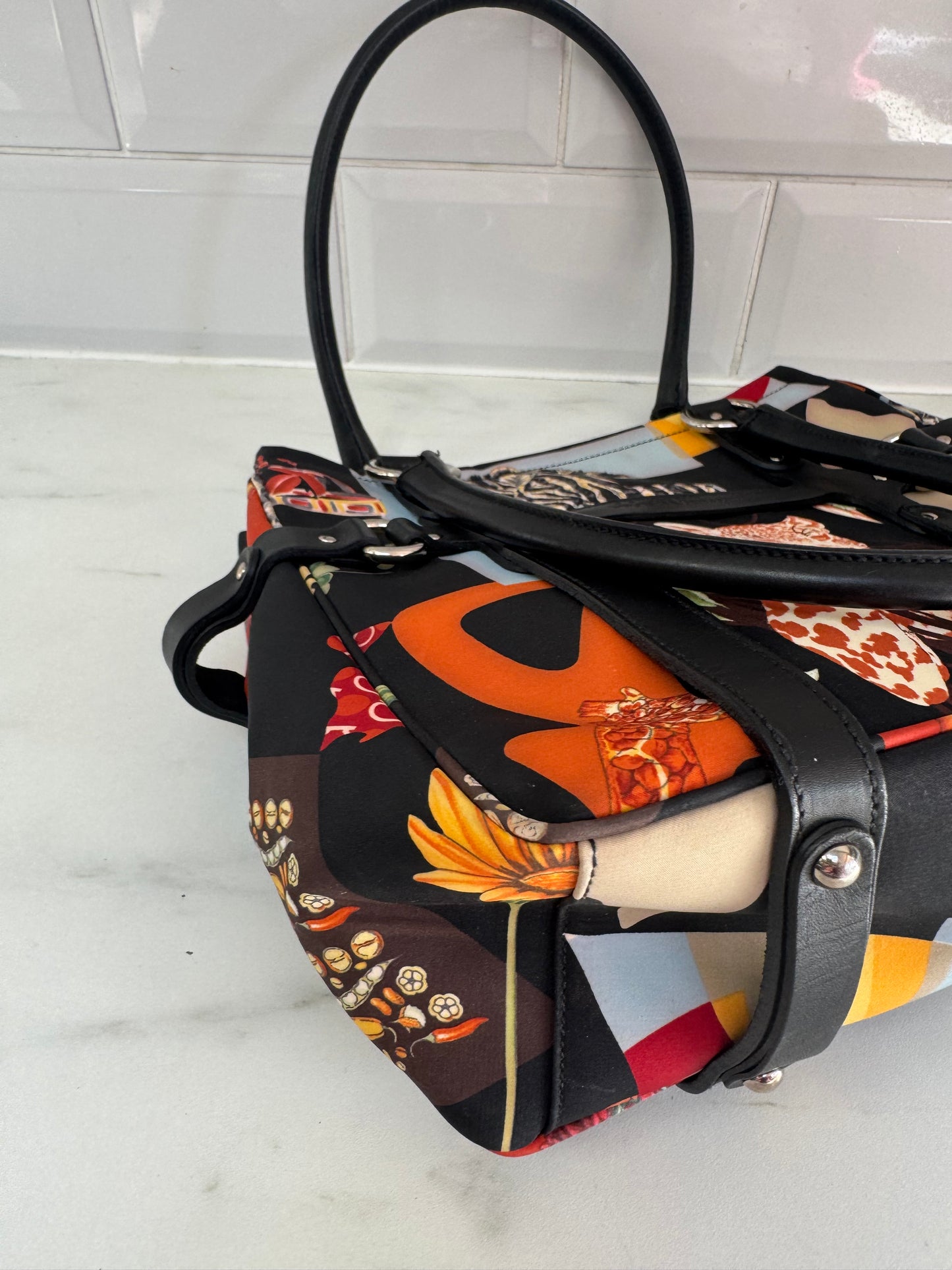 Salvatore Feragamo Tote - Black, Red, Brown, Orange