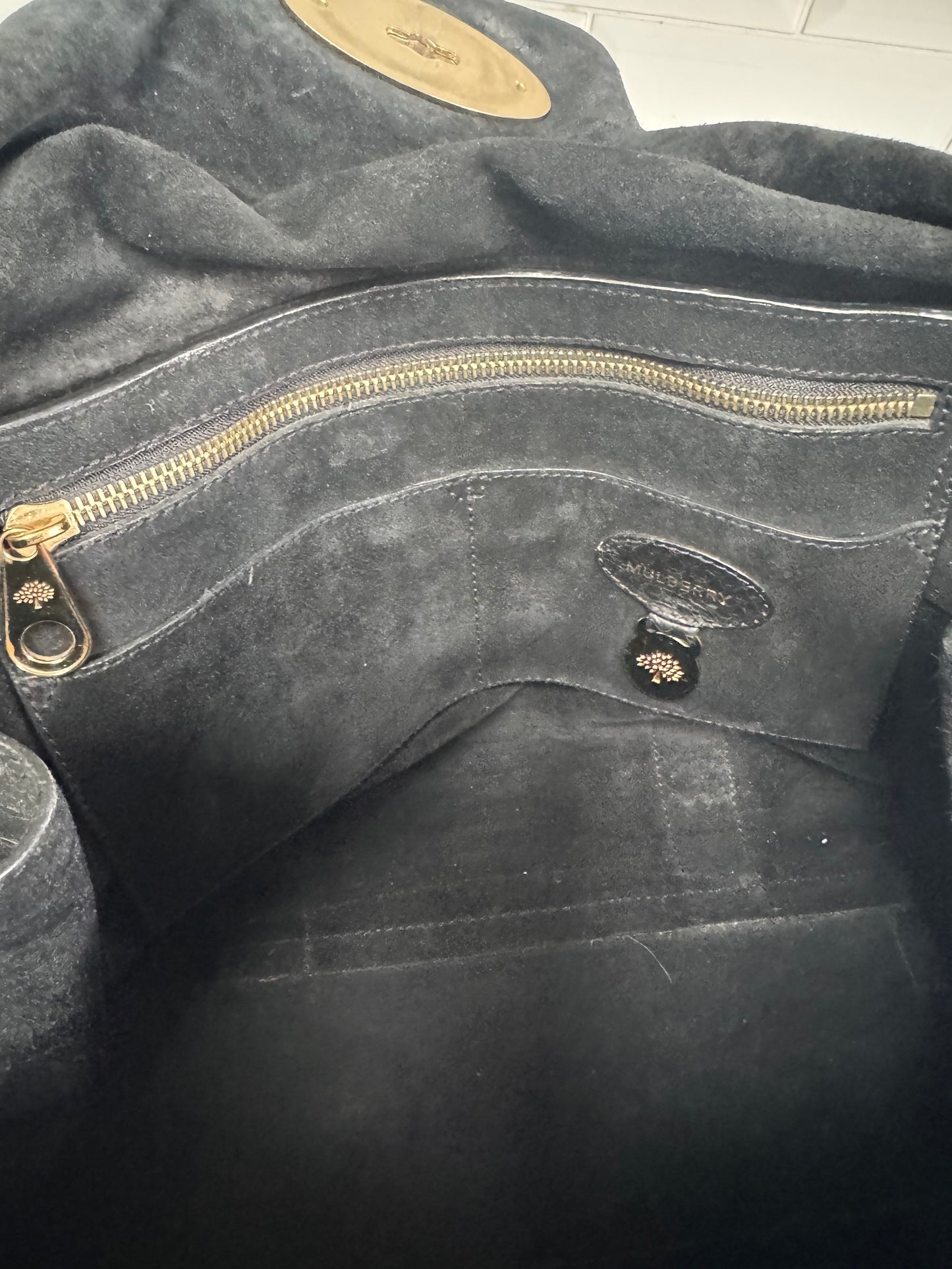 Mulberry Silky Snake Bayswater - Black