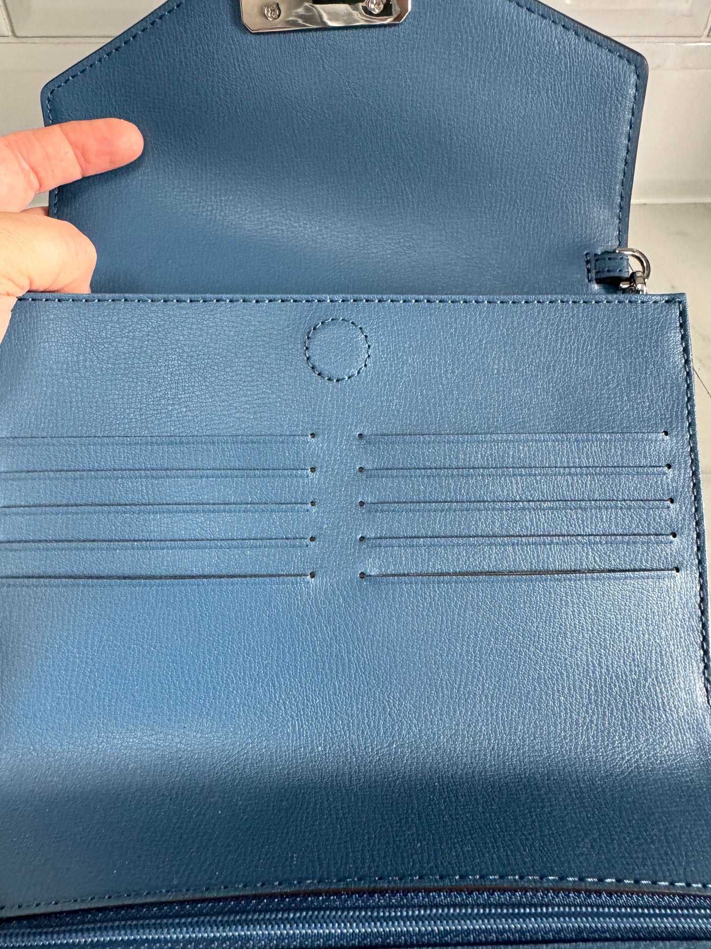 Michael Kors Kinsley WOC - Denim Blue