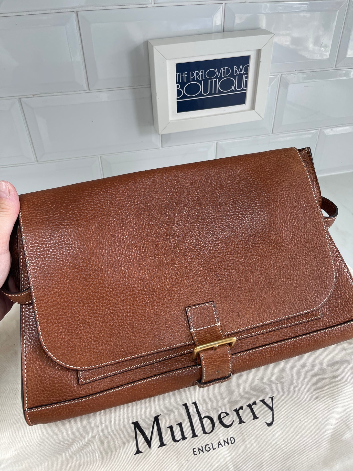 Mulberry Chiltern Satchel - Oak