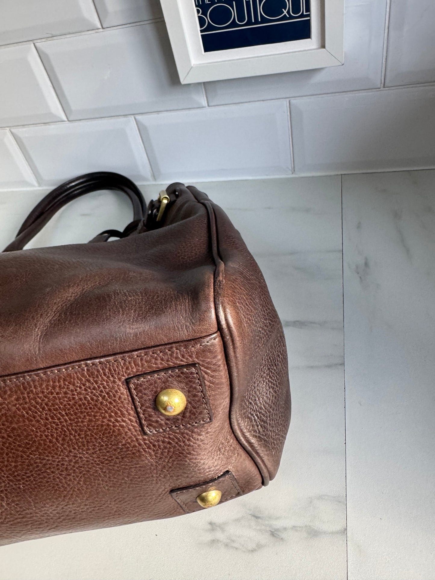 Mulberry Postmans Lock Open Top tote - Chocolate Brown NVT