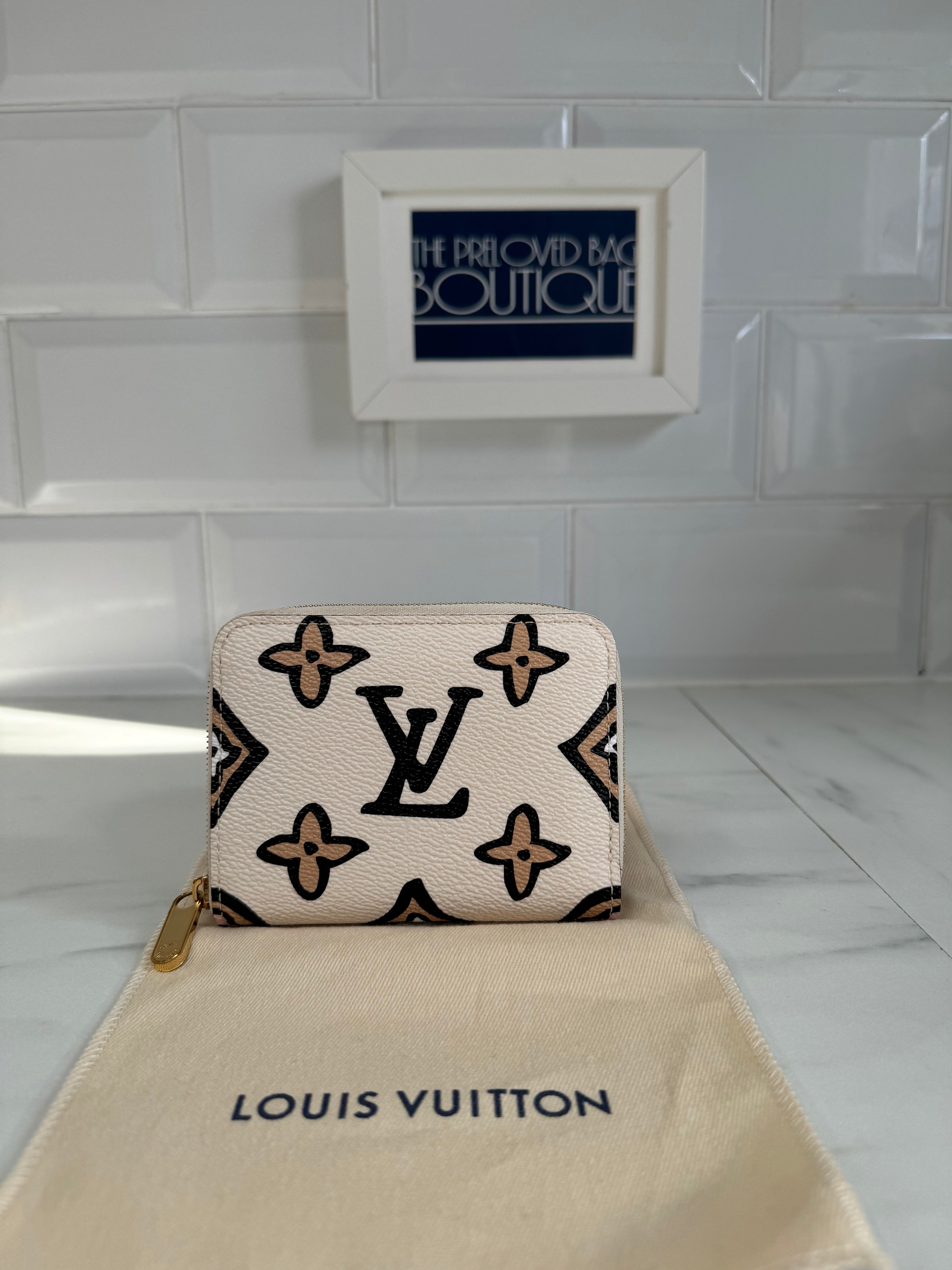 Louis Vuitton Limited Edition Giant Monogram Wild At Heart Zippy Coin The Preloved Bag Boutique