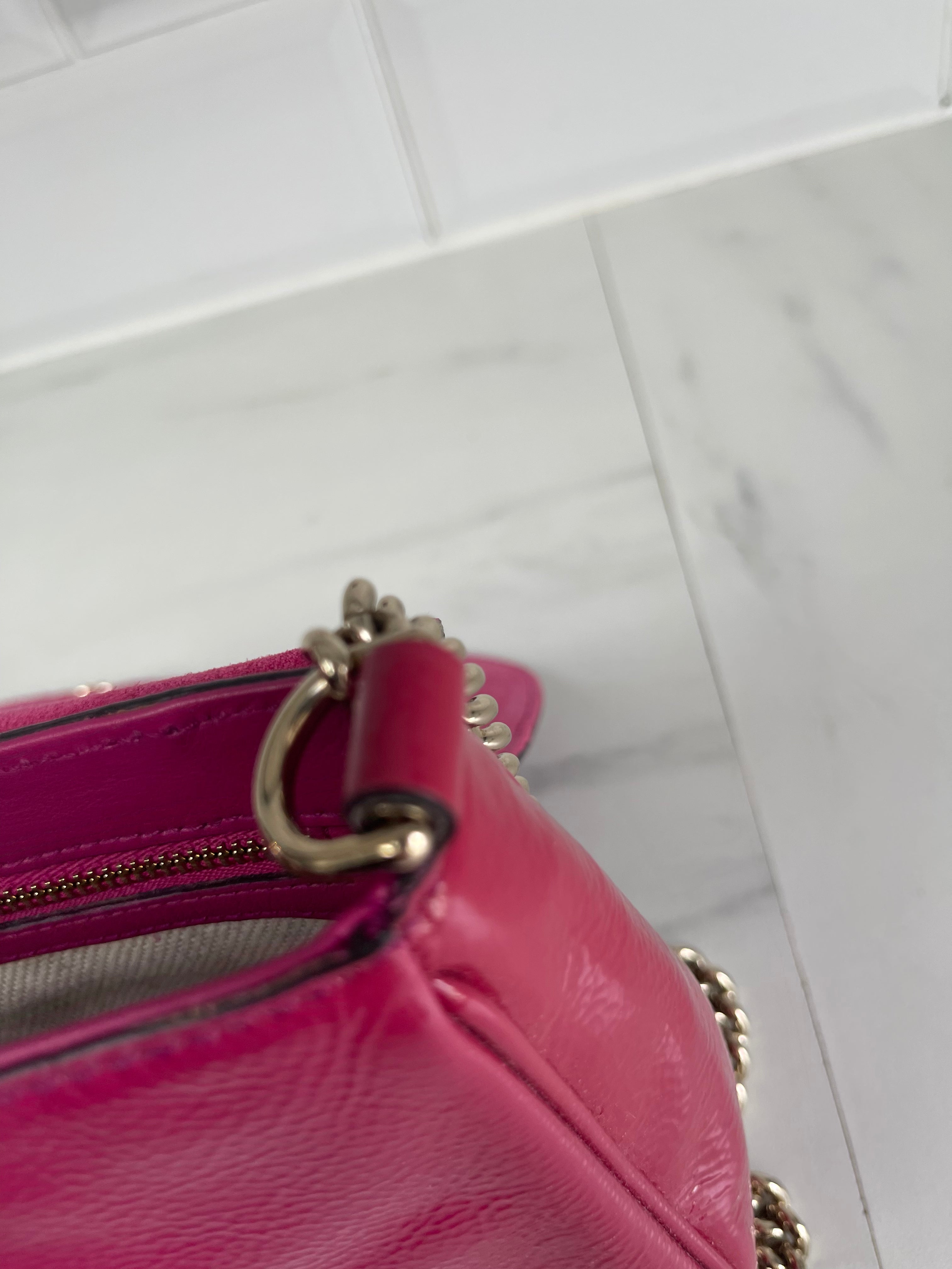 Hot pink gucci purse new arrivals