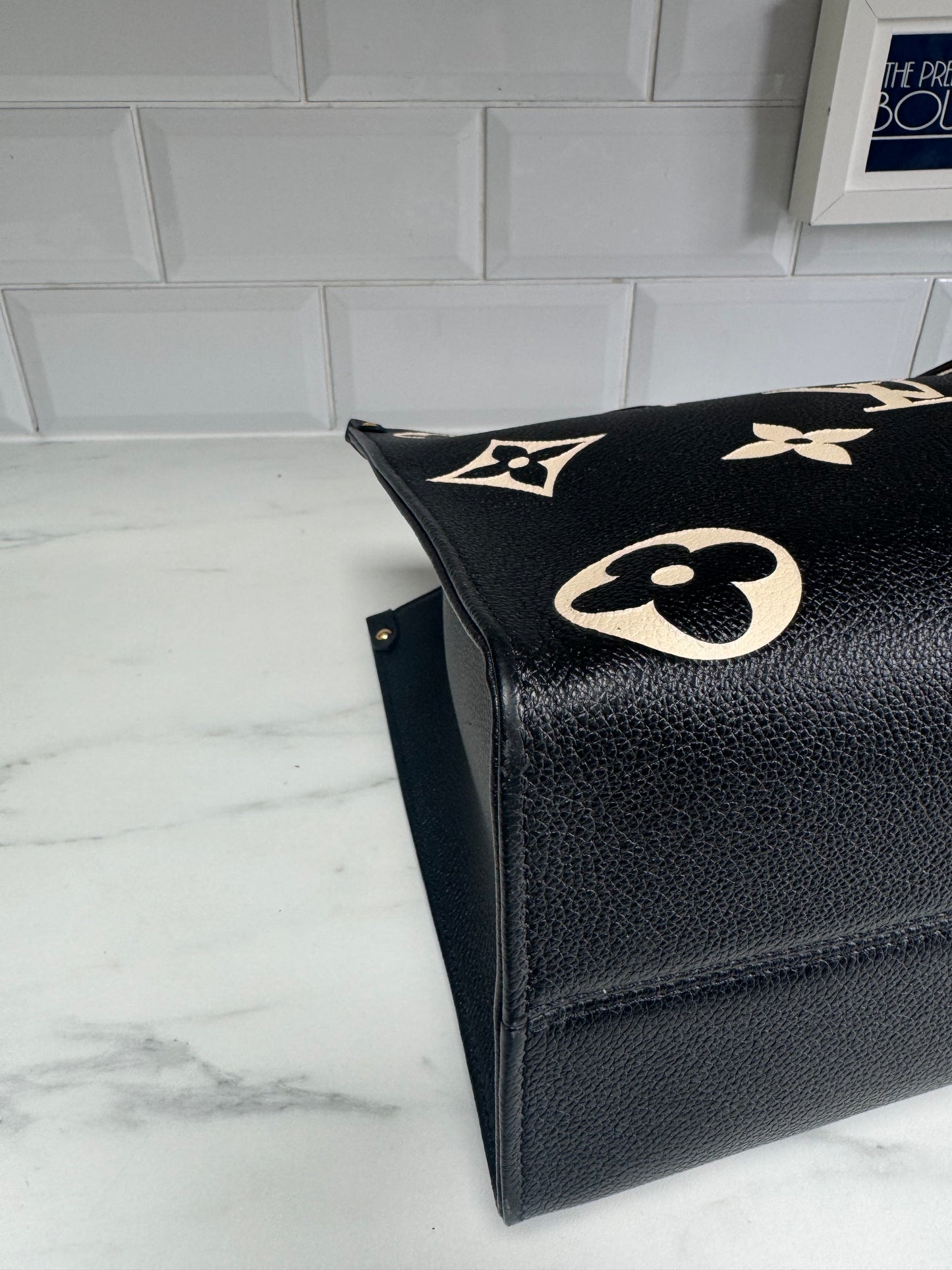 Louis Vuitton OnTheGo MM Bicolor Monogram Emperiente - Black and White