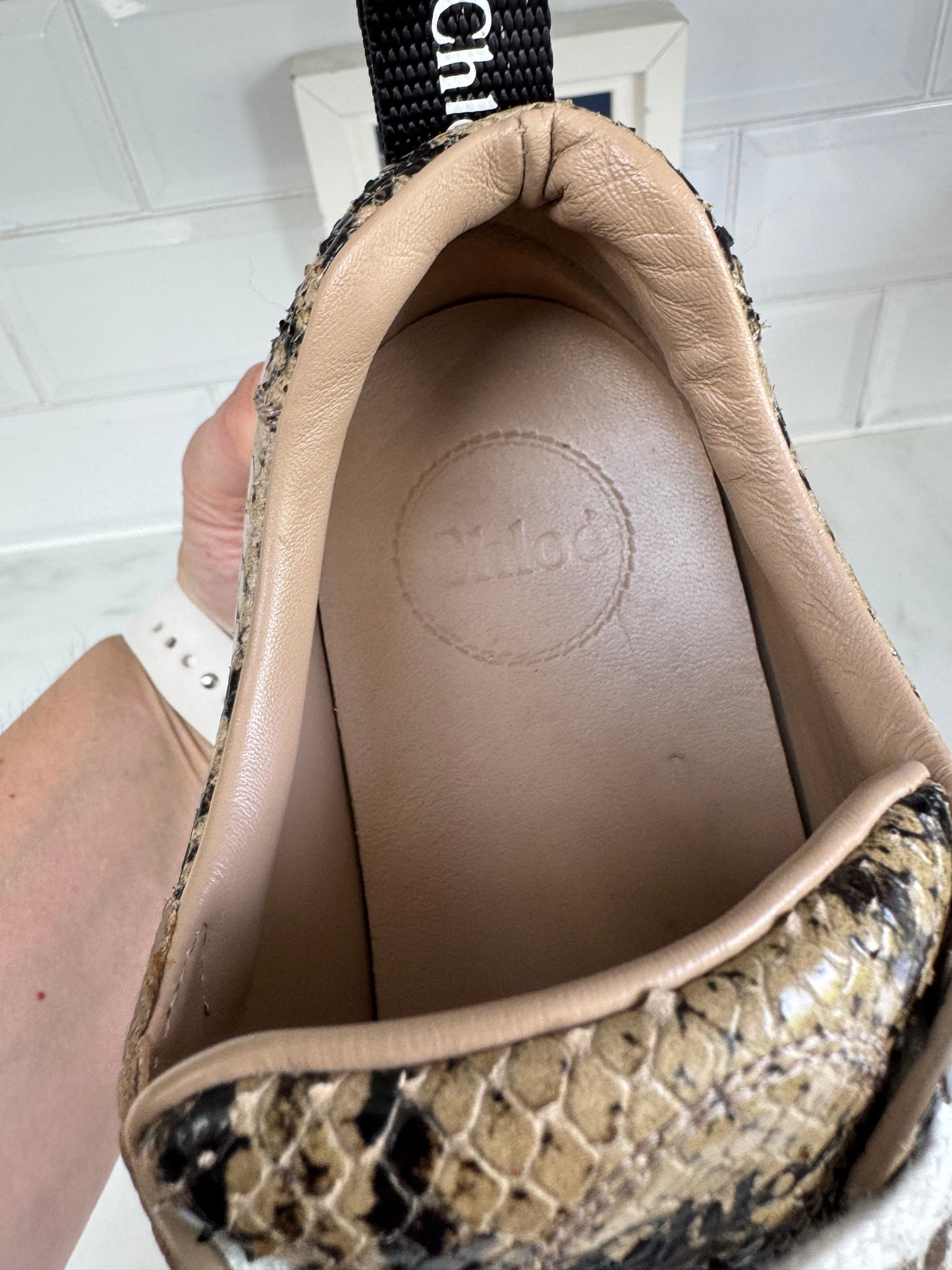 Chloé Trainers White, Grey and Black