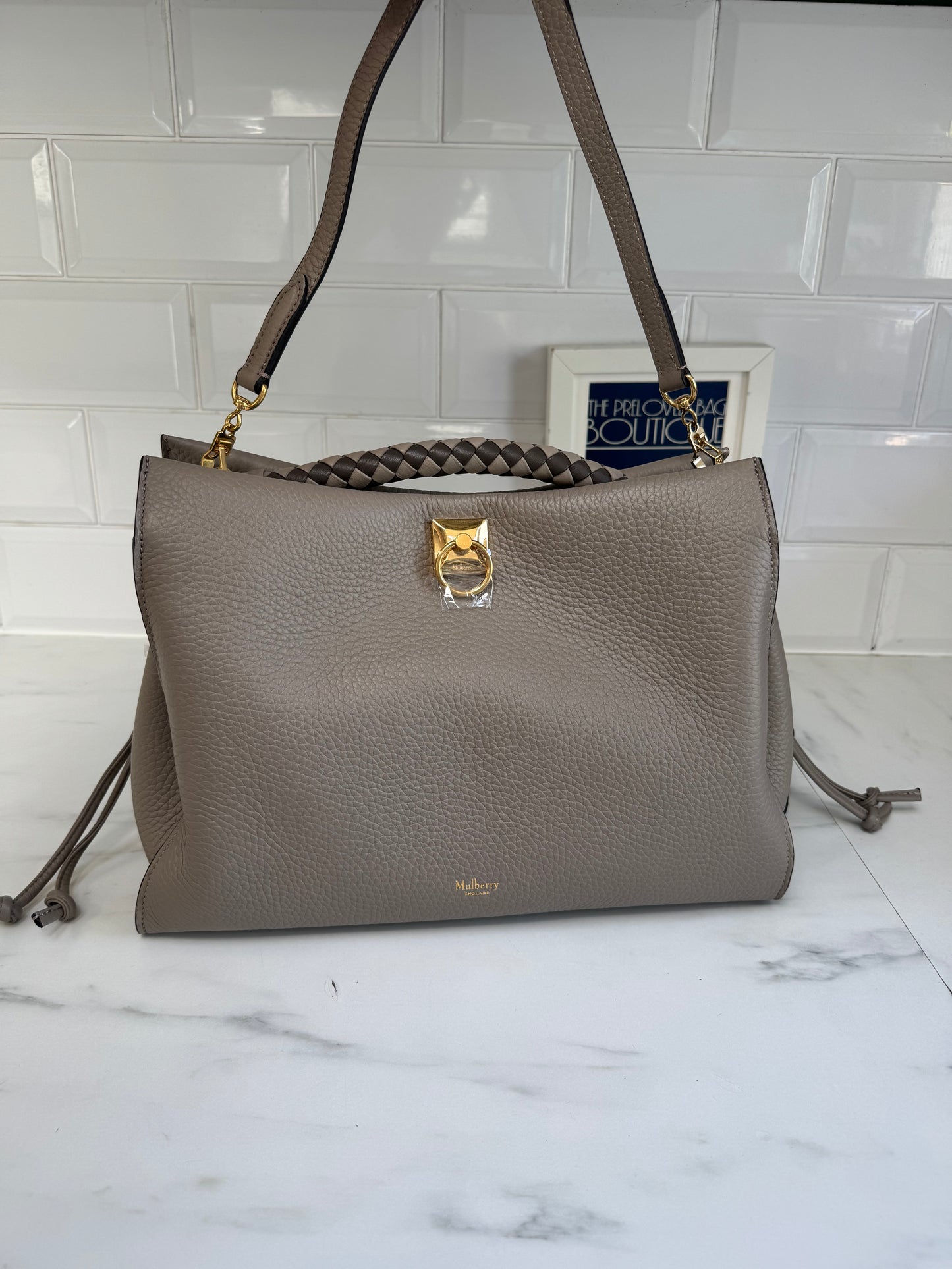Mulberry Large Iris - Grey