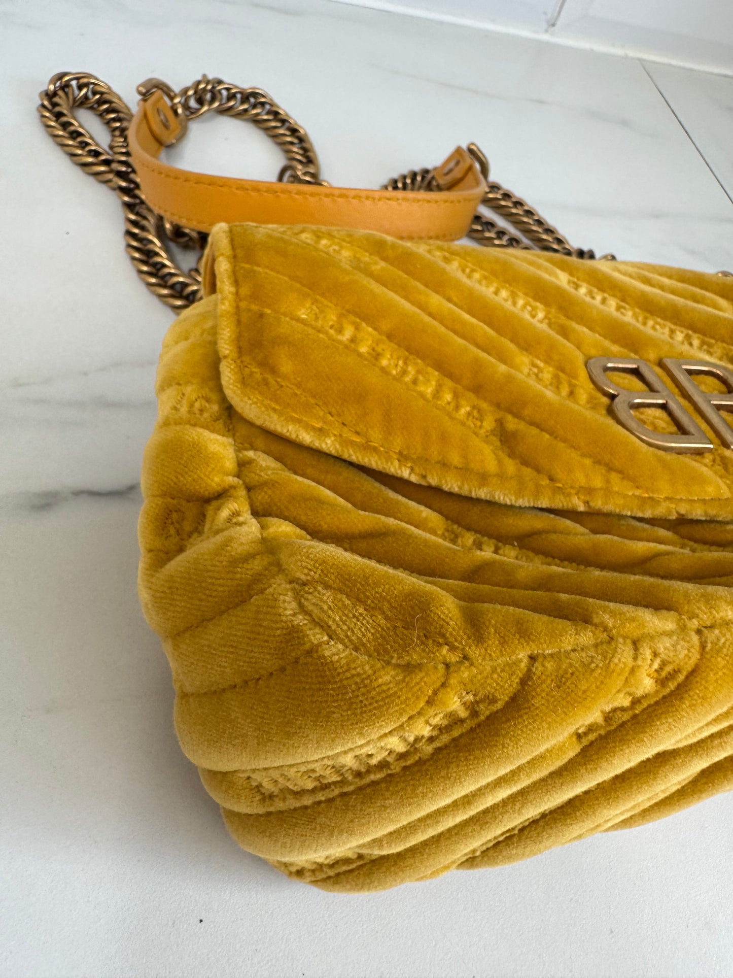 Balenciaga Camera Bag - Ochre/Mustard