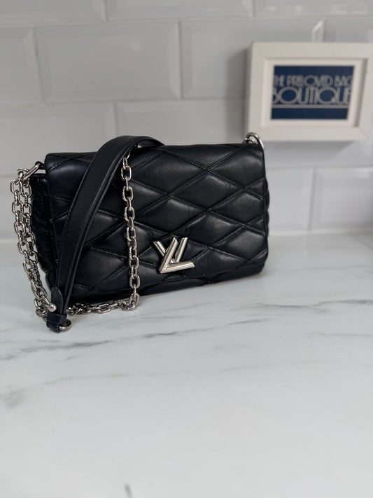 Louis Vuitton Go-14 Malletage PM Quilted Leather - Black