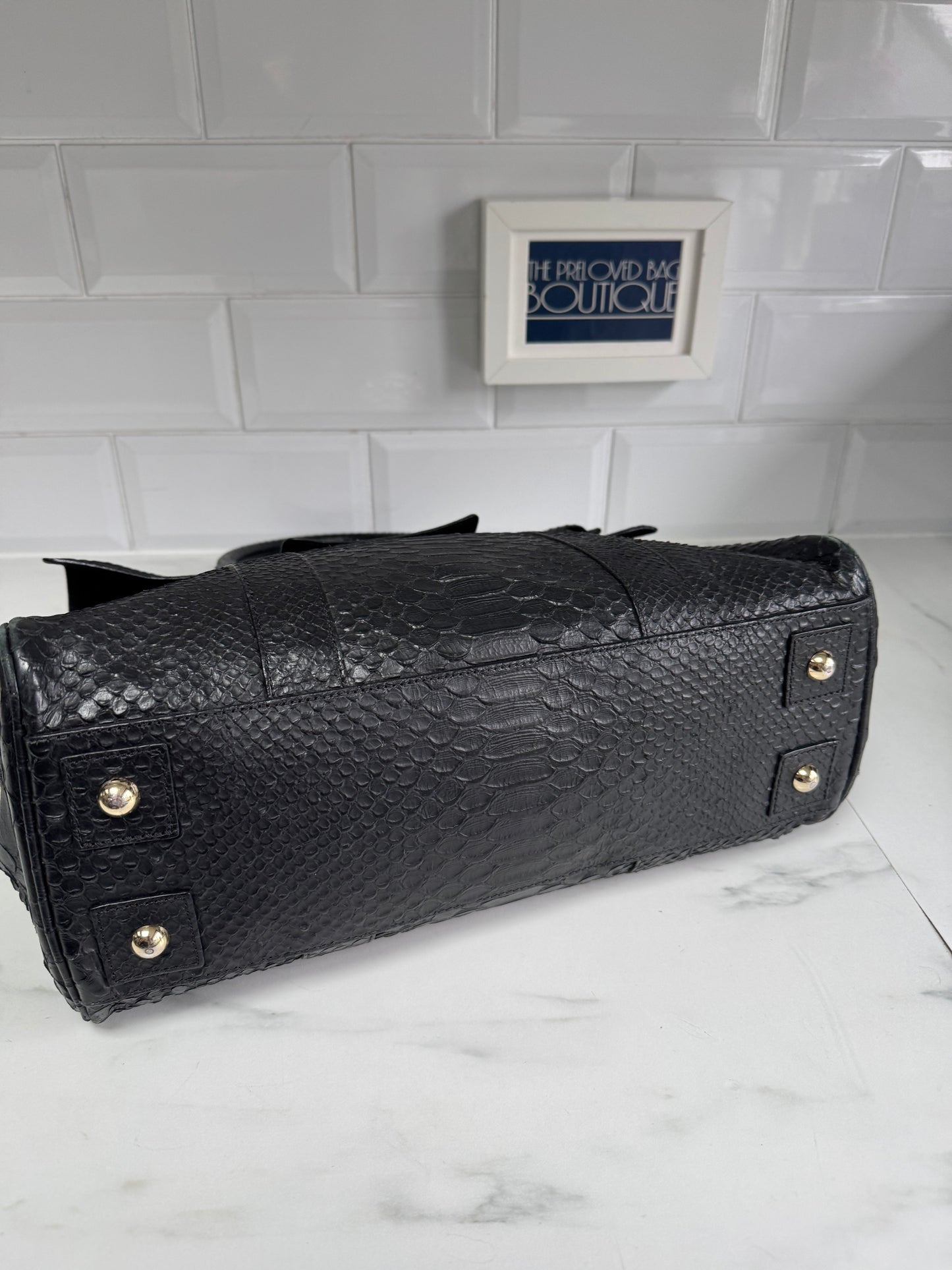 Mulberry Silky Snake Bayswater - Black