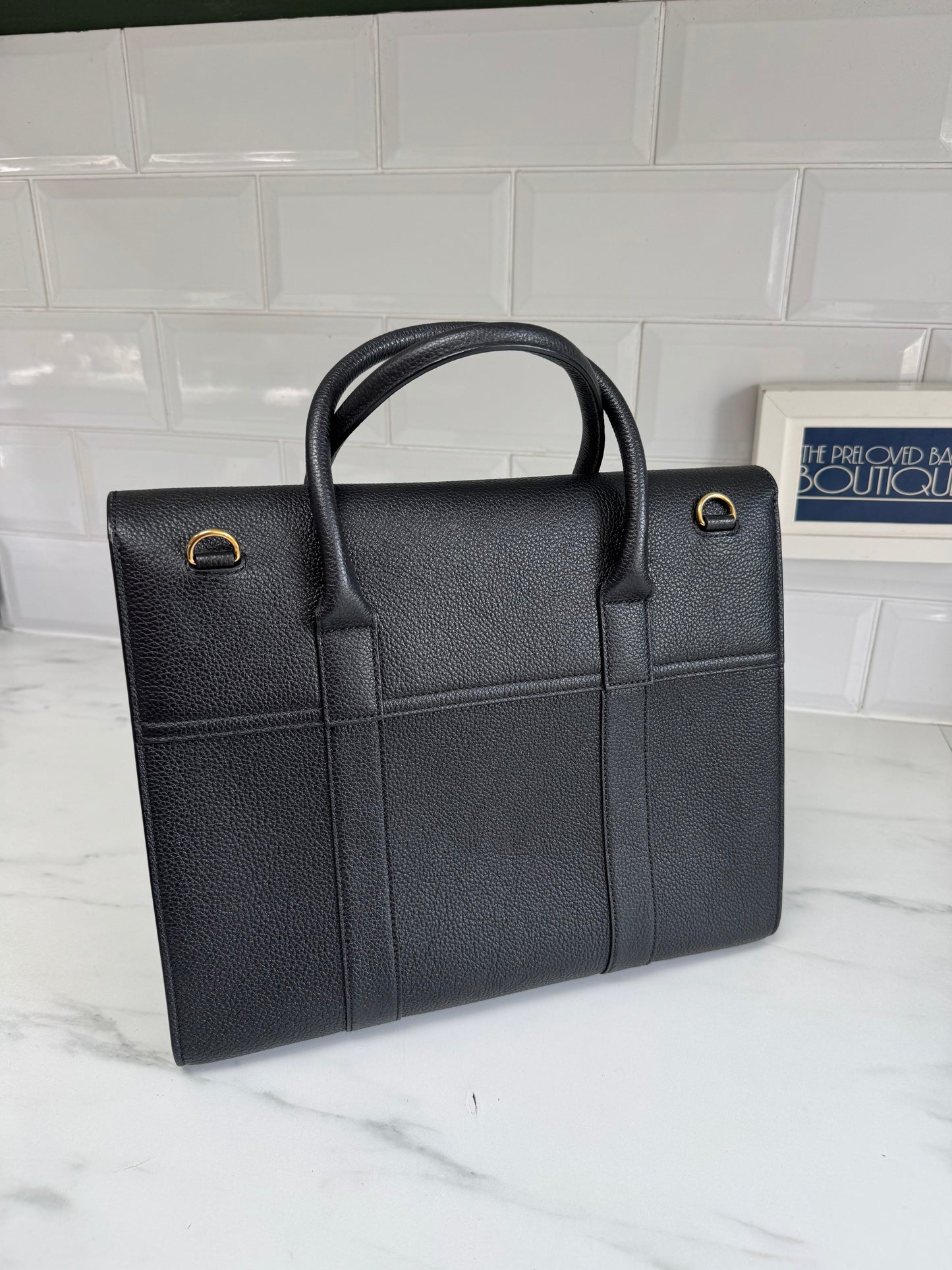 Mulberry Bayswater with Strap - Black