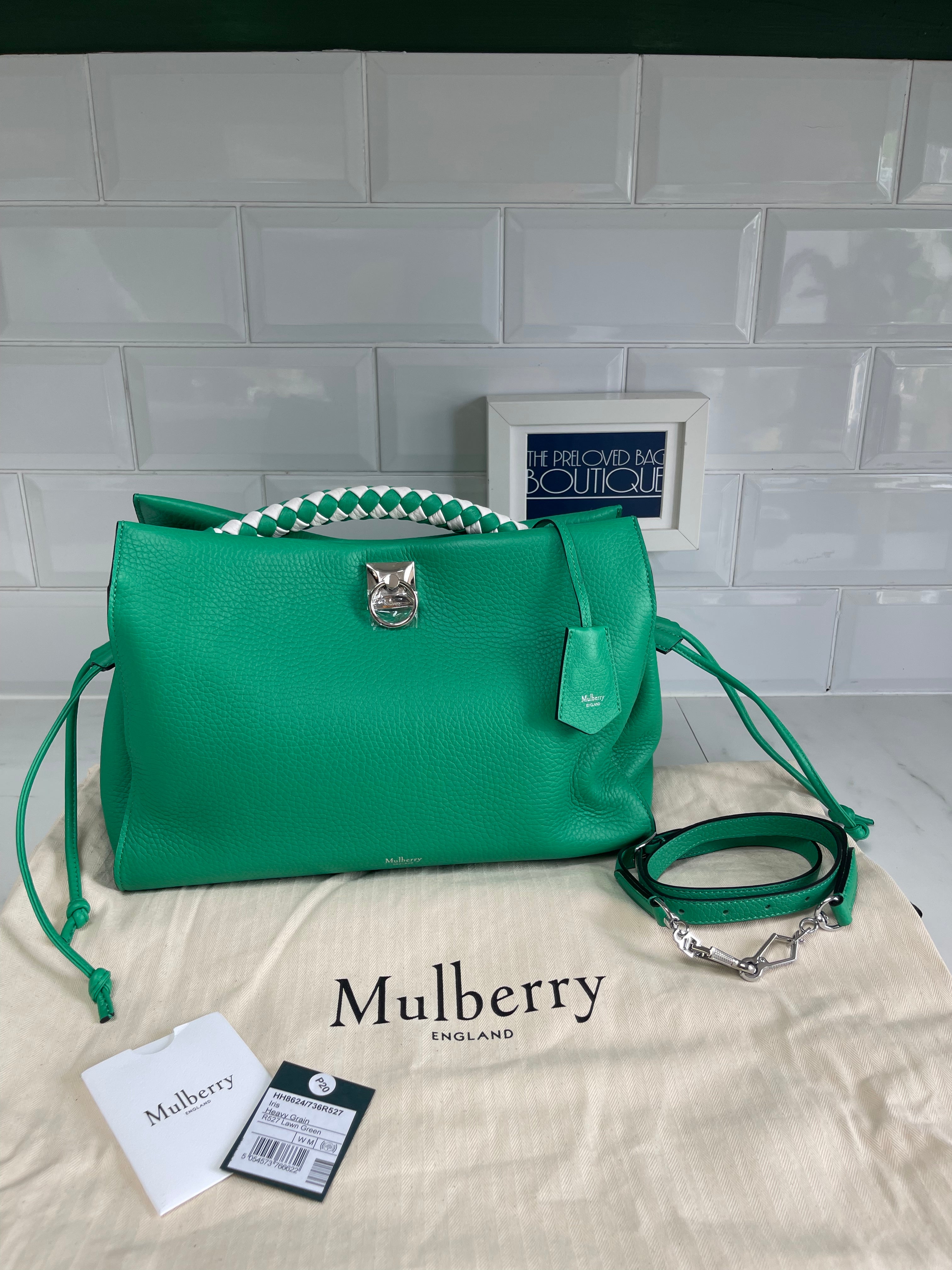 Mulberry Large Iris Lawn Green