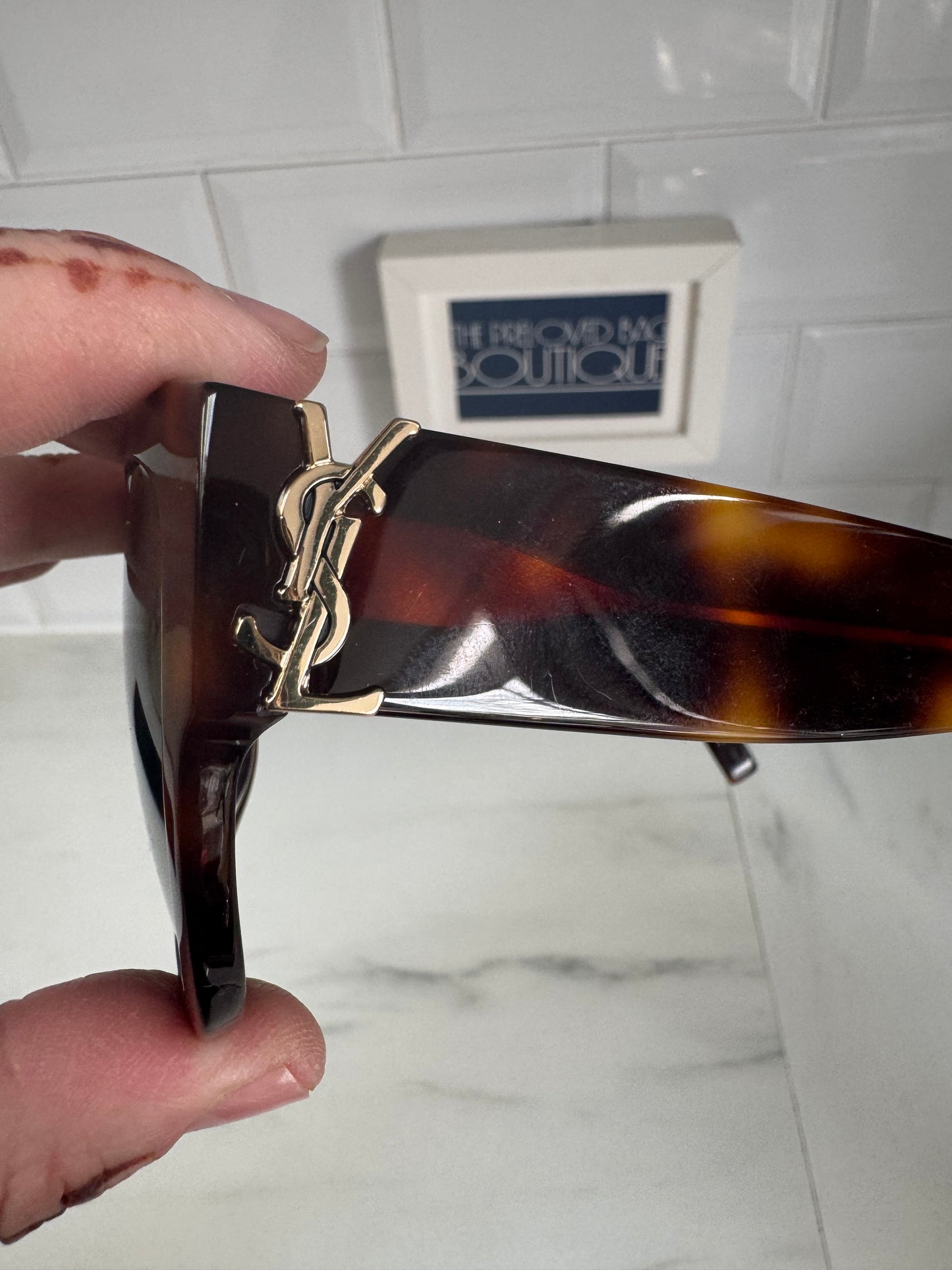 Saint Laurent (YSL) Sun SL/M95 Sunglasses - tortoiseshell