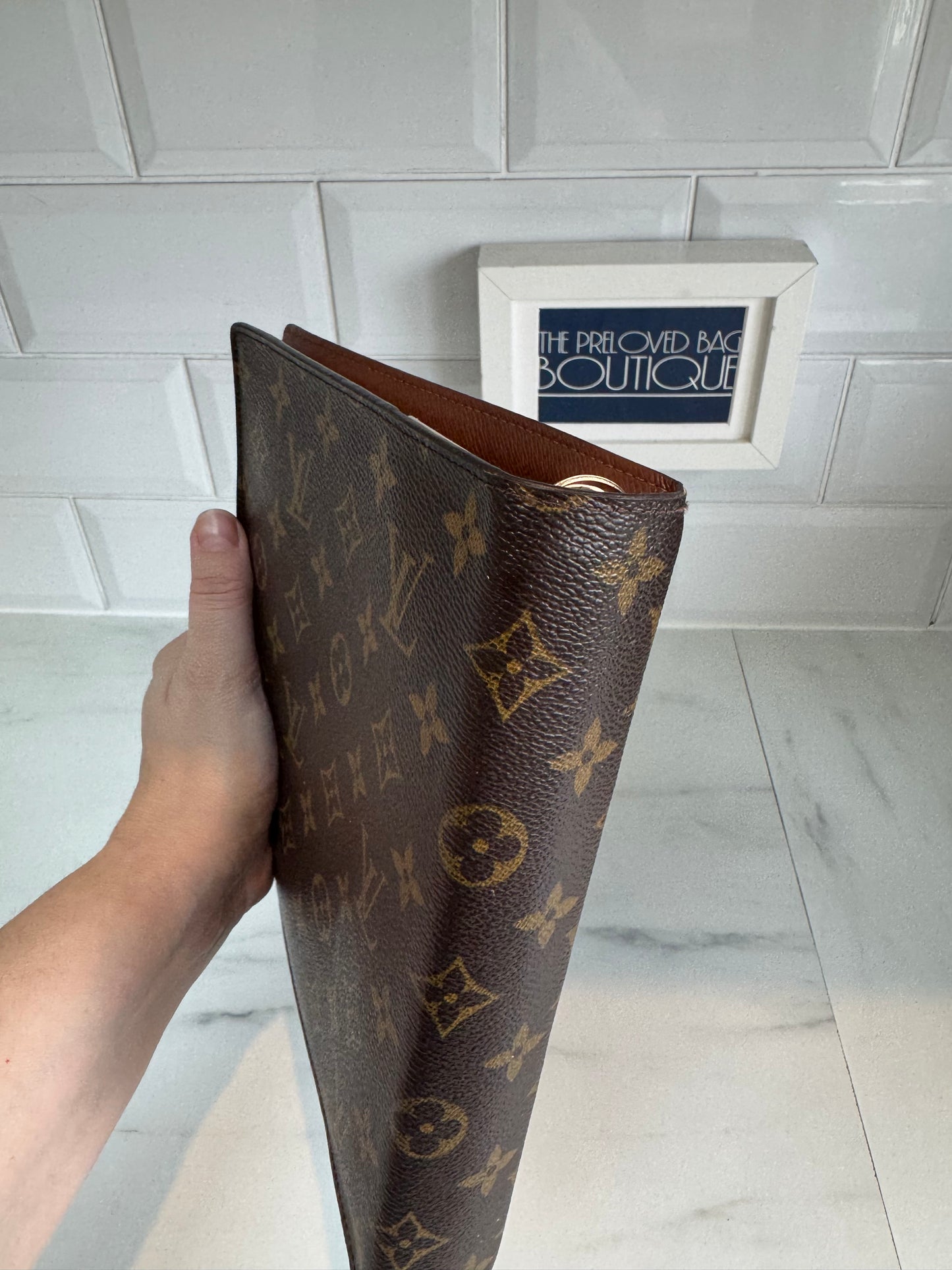 Louis Vuitton Large Ring Agenda Cover - Monogram Brown